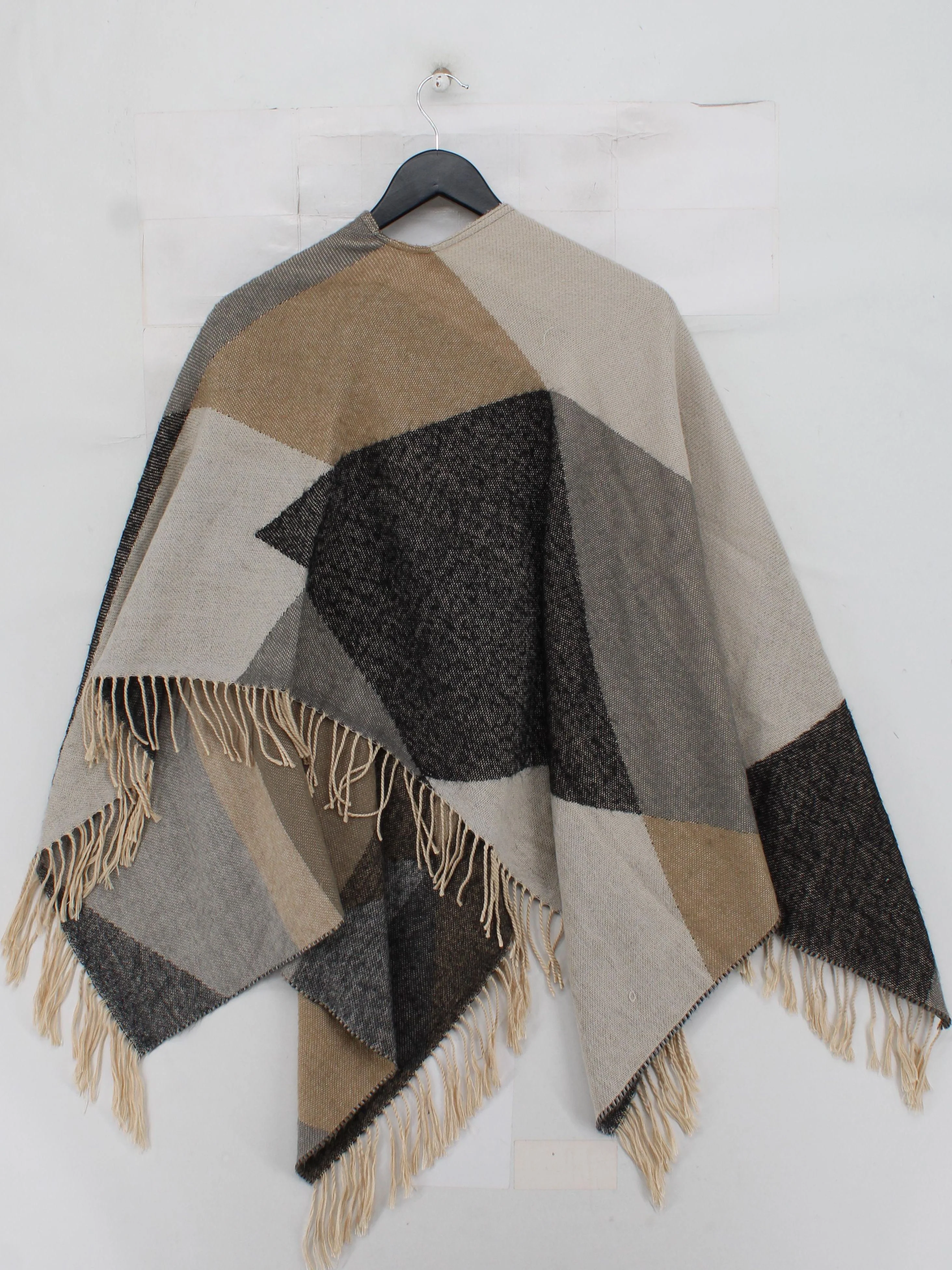 Fat Face Women's Coat Multi Geometric 100% Wool Overcoat - Image 2