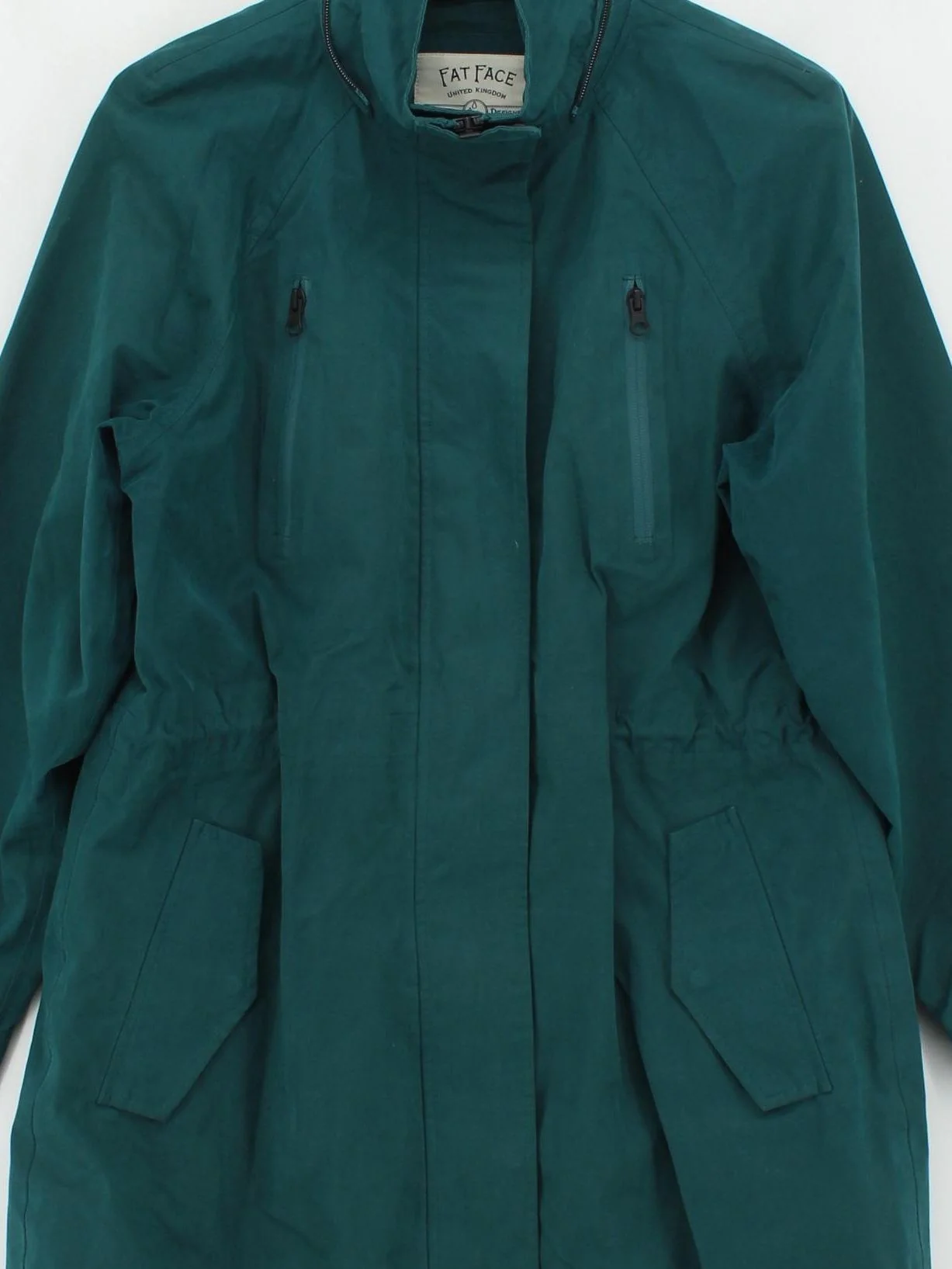 Fat Face Women's Coat S Green 100% Other Rain Coat - Image 3