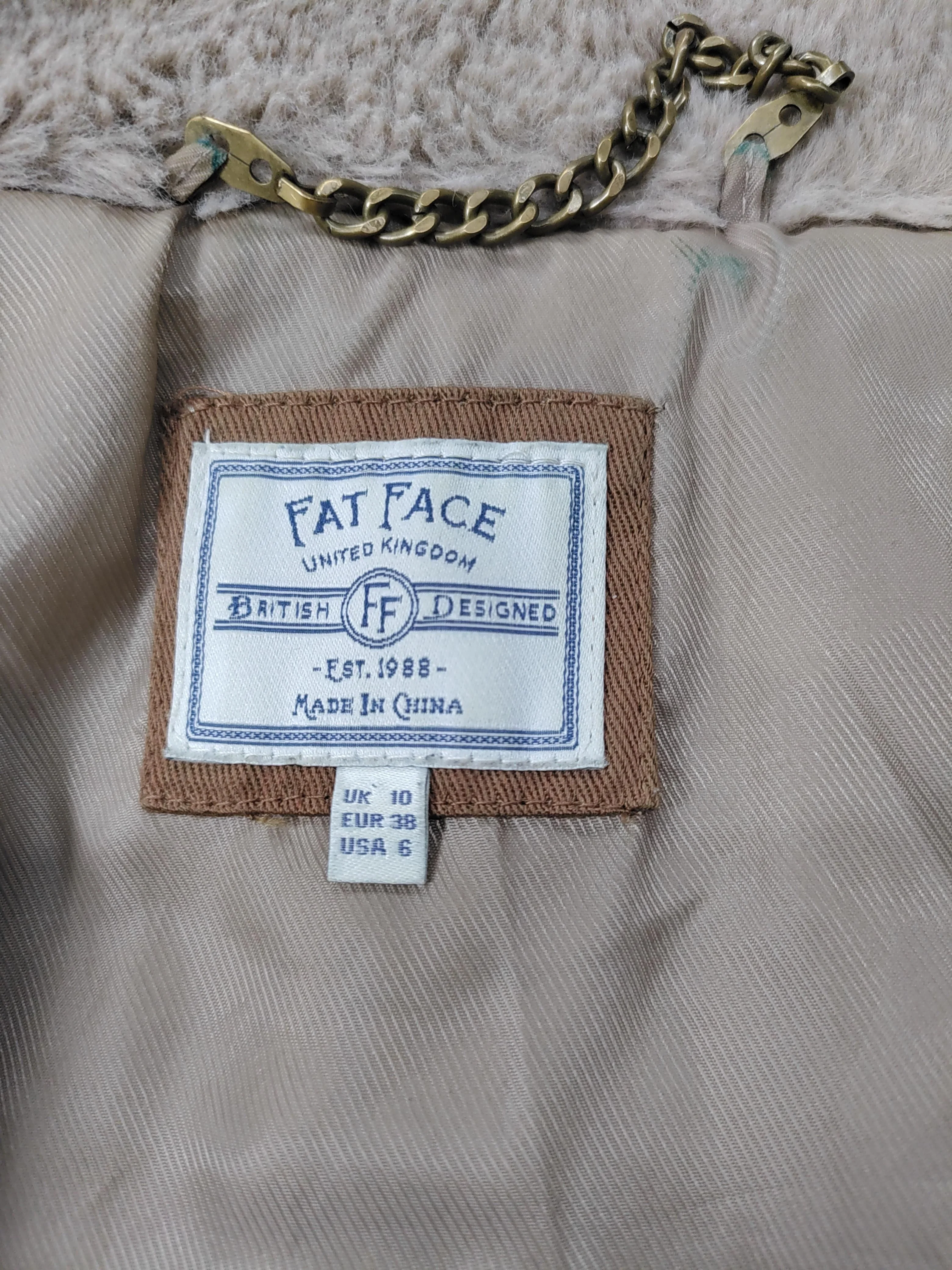 Fat Face Women's Coat S Tan 100% Polyester Overcoat - Image 5