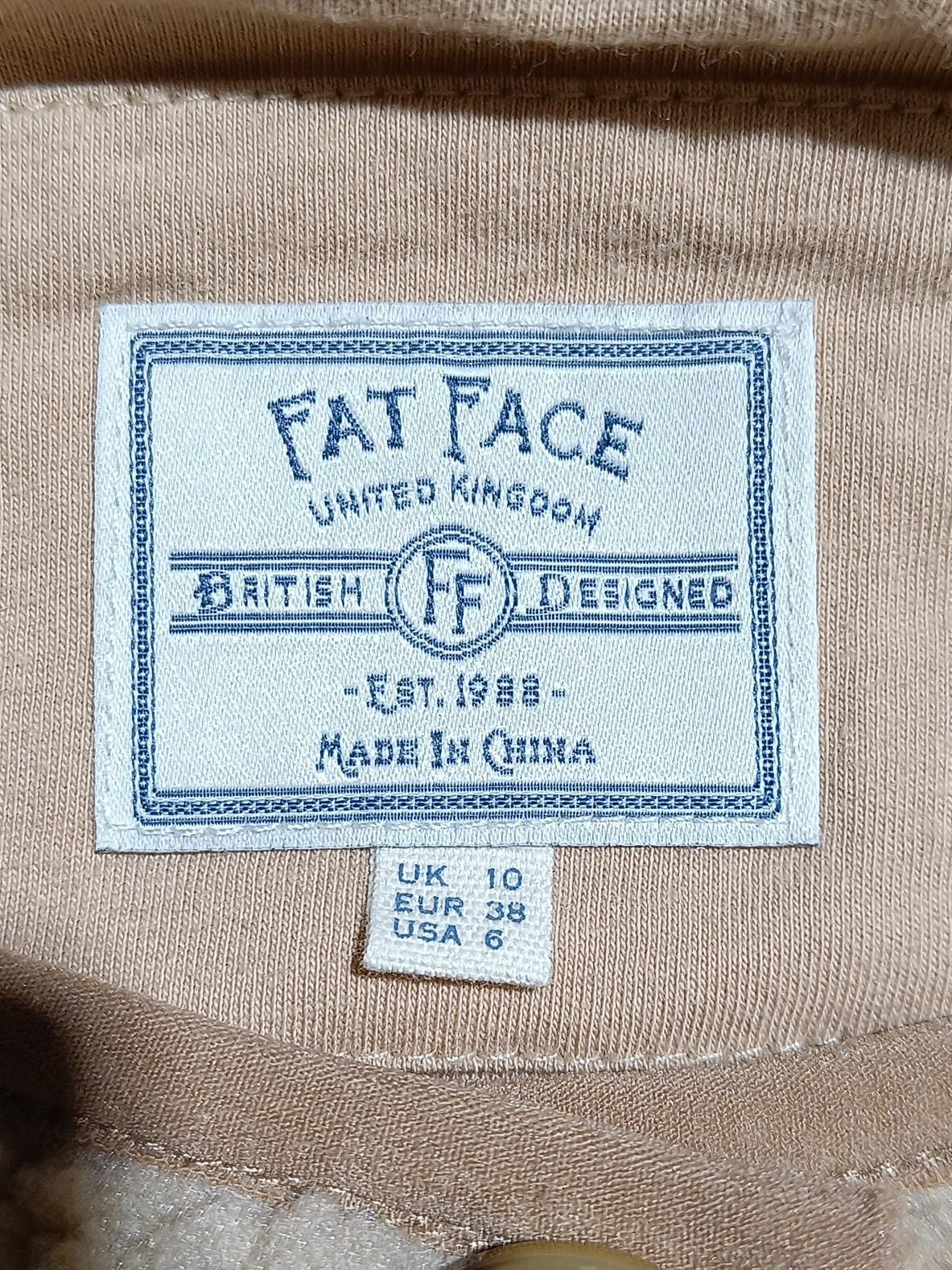 Fat Face Women's Coat UK 10 Tan Polyester with Cotton, Elastane Quilted - Image 5