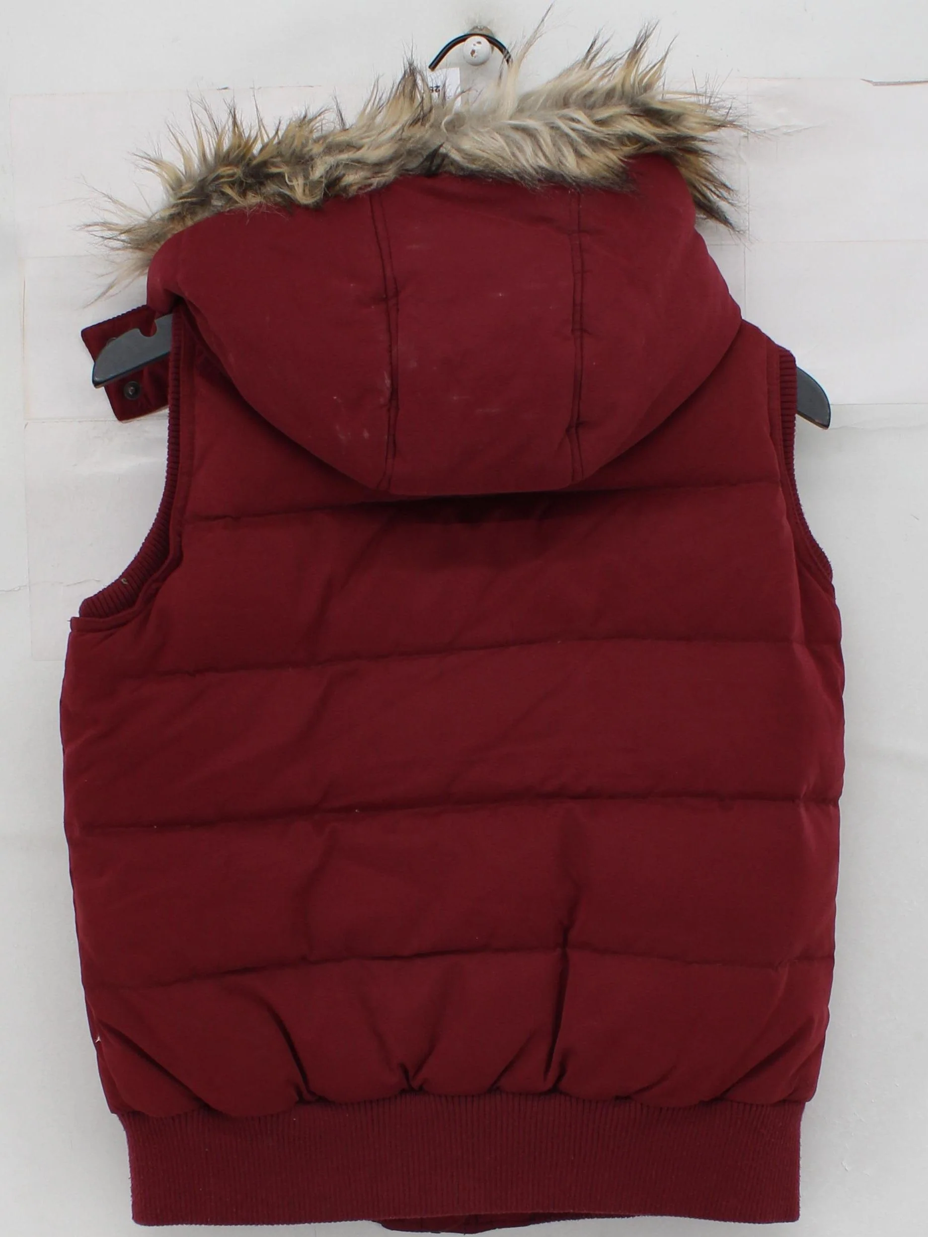 Fat Face Women's Coat UK 12 Red Polyester with Cotton, Acrylic Overcoat - Image 2