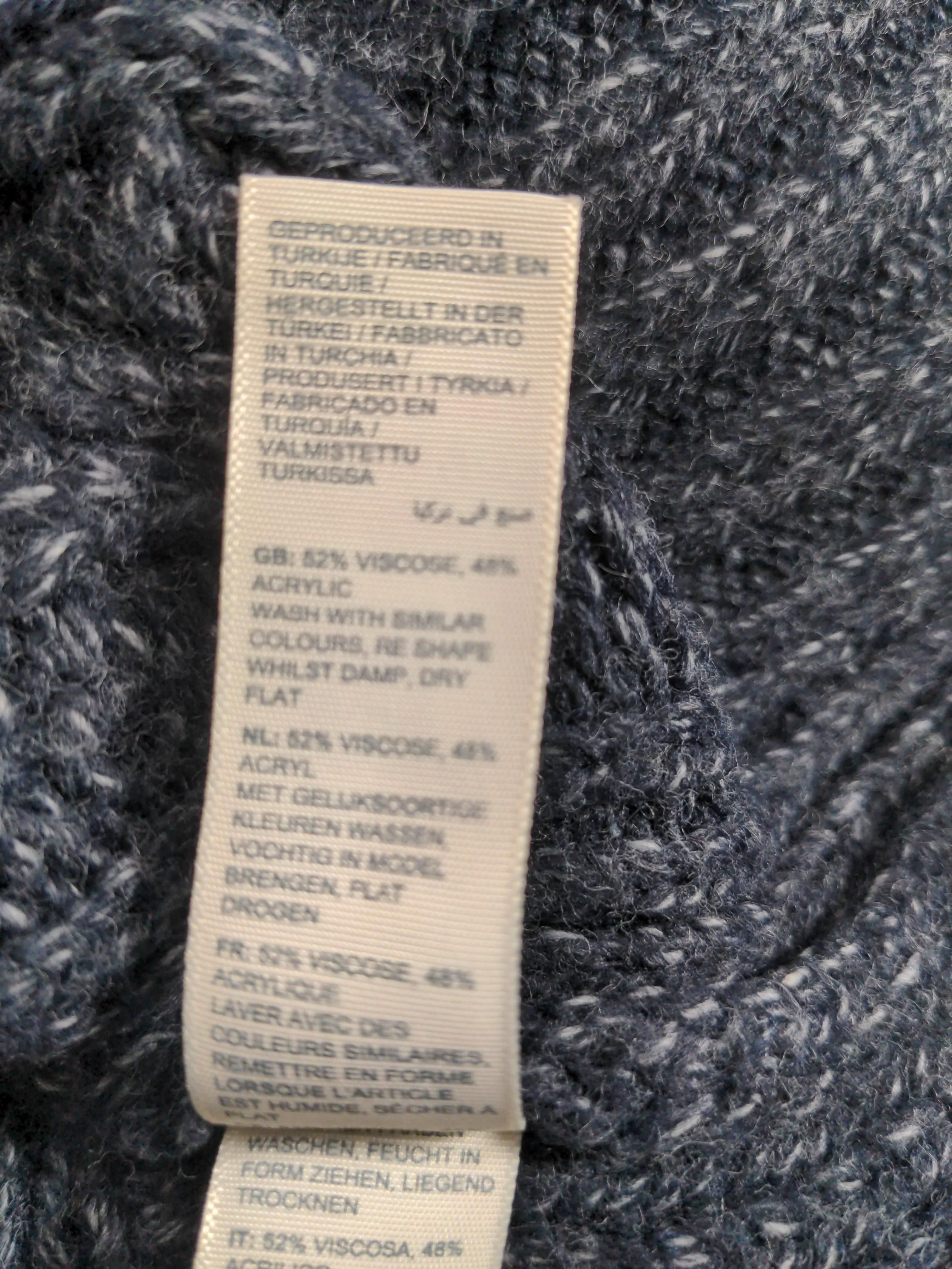 Fat Face Women's Coat XL Blue Viscose with Acrylic Overcoat - Image 6