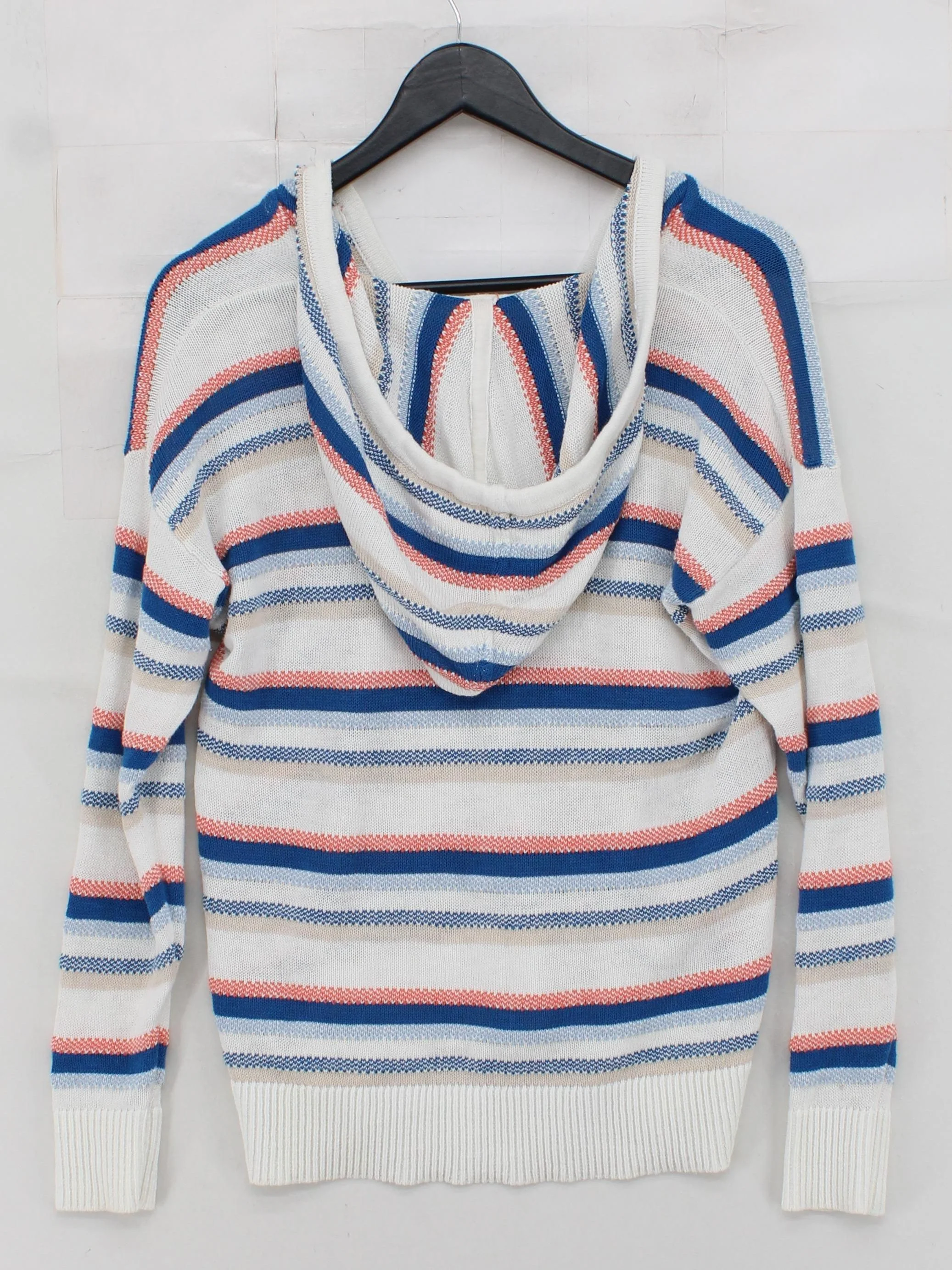 Fat Face Women's Hoodie UK 12 Multi Striped 100% Other Pullover - Image 2