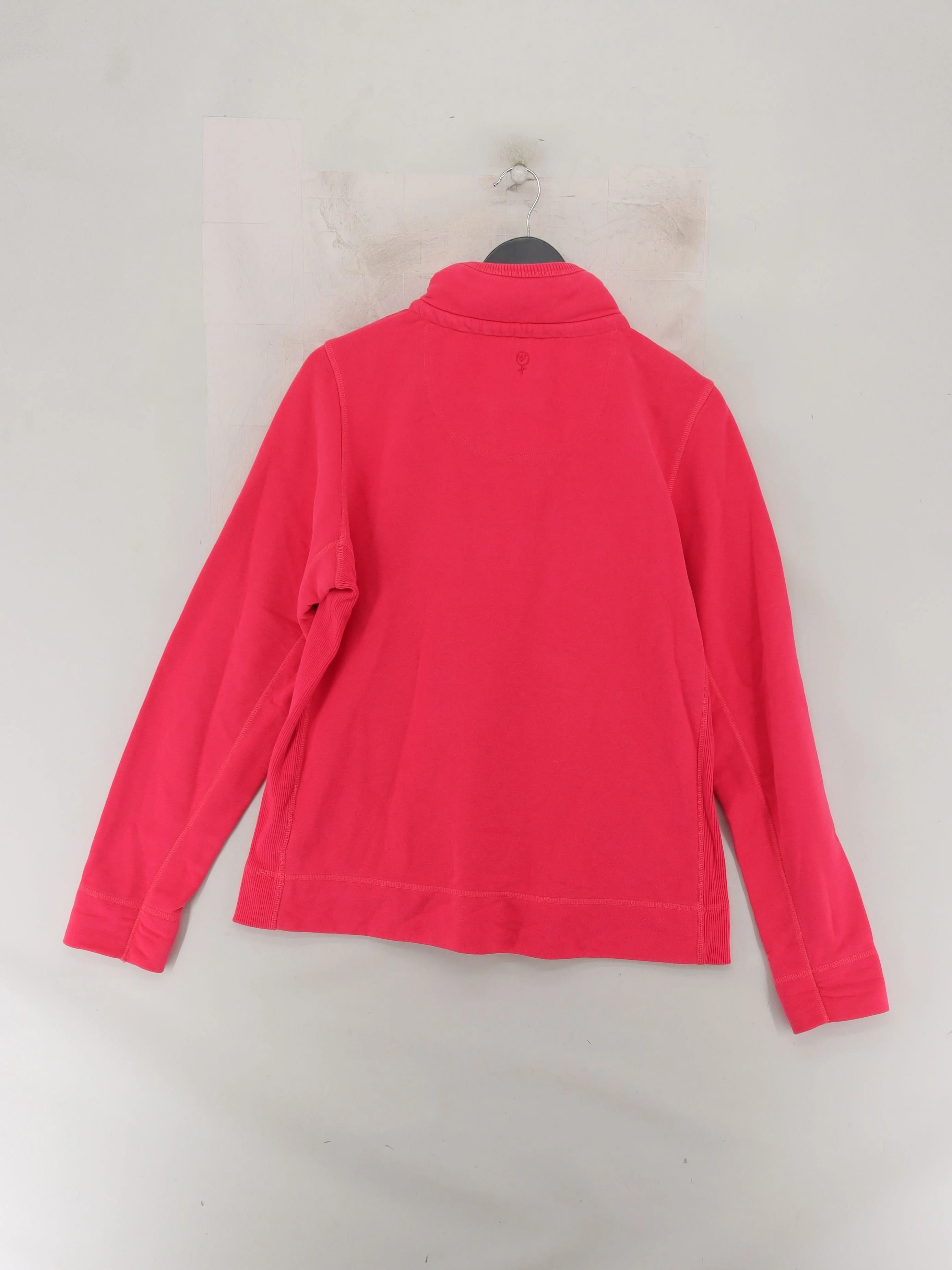 Fat Face Women's Hoodie UK 16 Pink Cotton with Polyester Pullover - Image 2