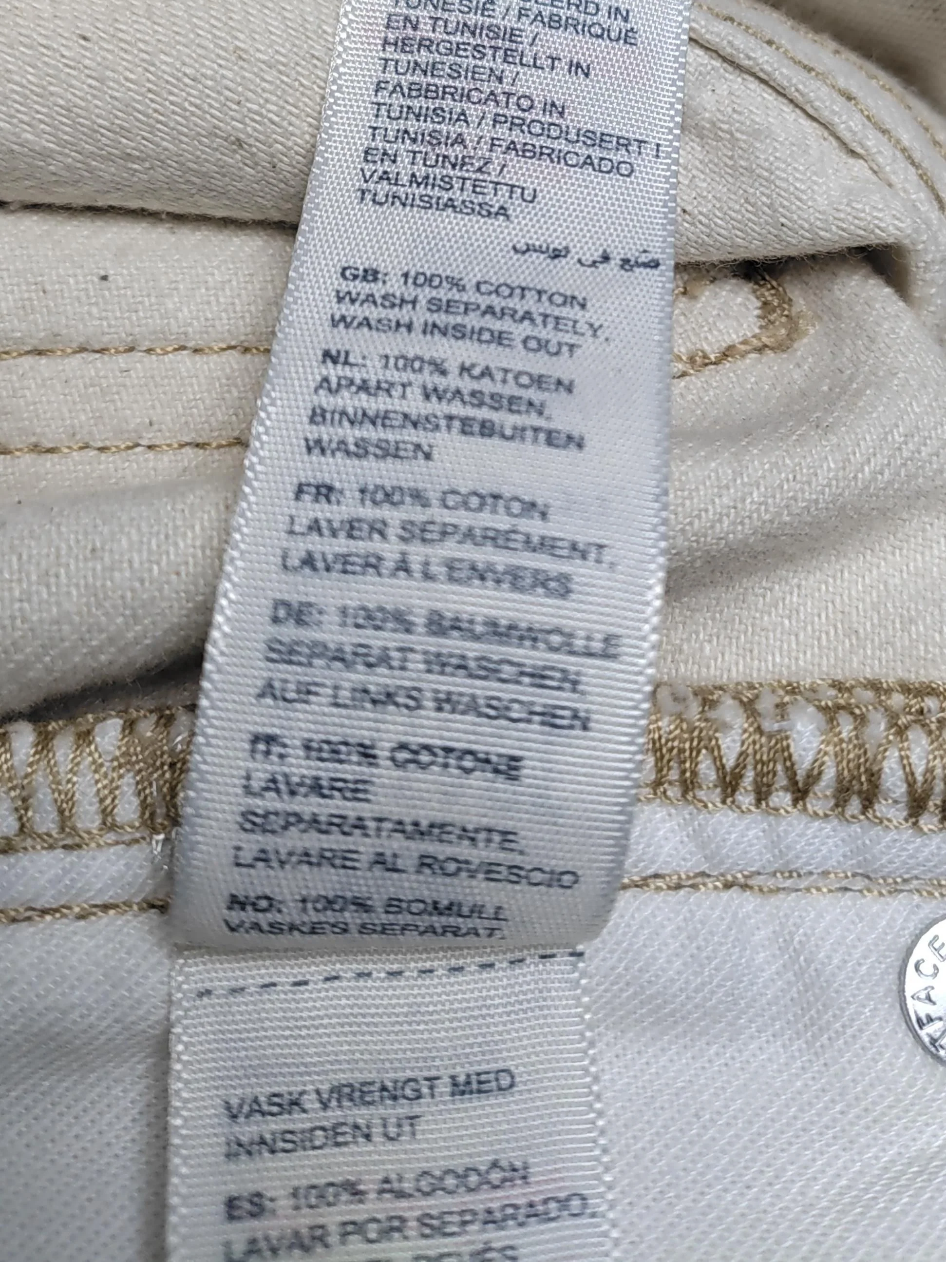 Fat Face Women's Jeans UK 10 Cream 100% Cotton Mom - Image 6