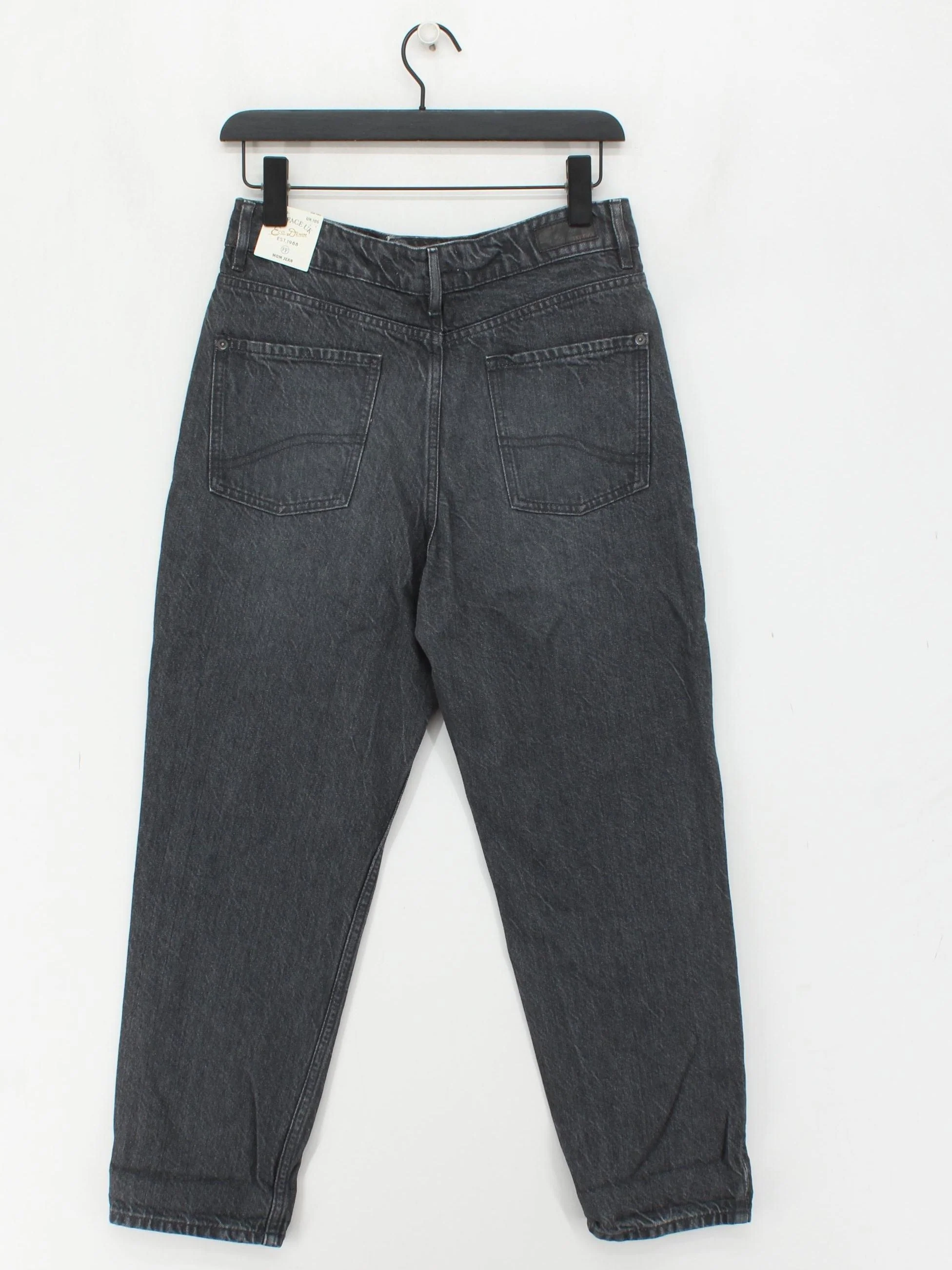 Fat Face Women's Jeans UK 10 Grey Cotton with Lyocell Modal Mom New with tags - Image 2