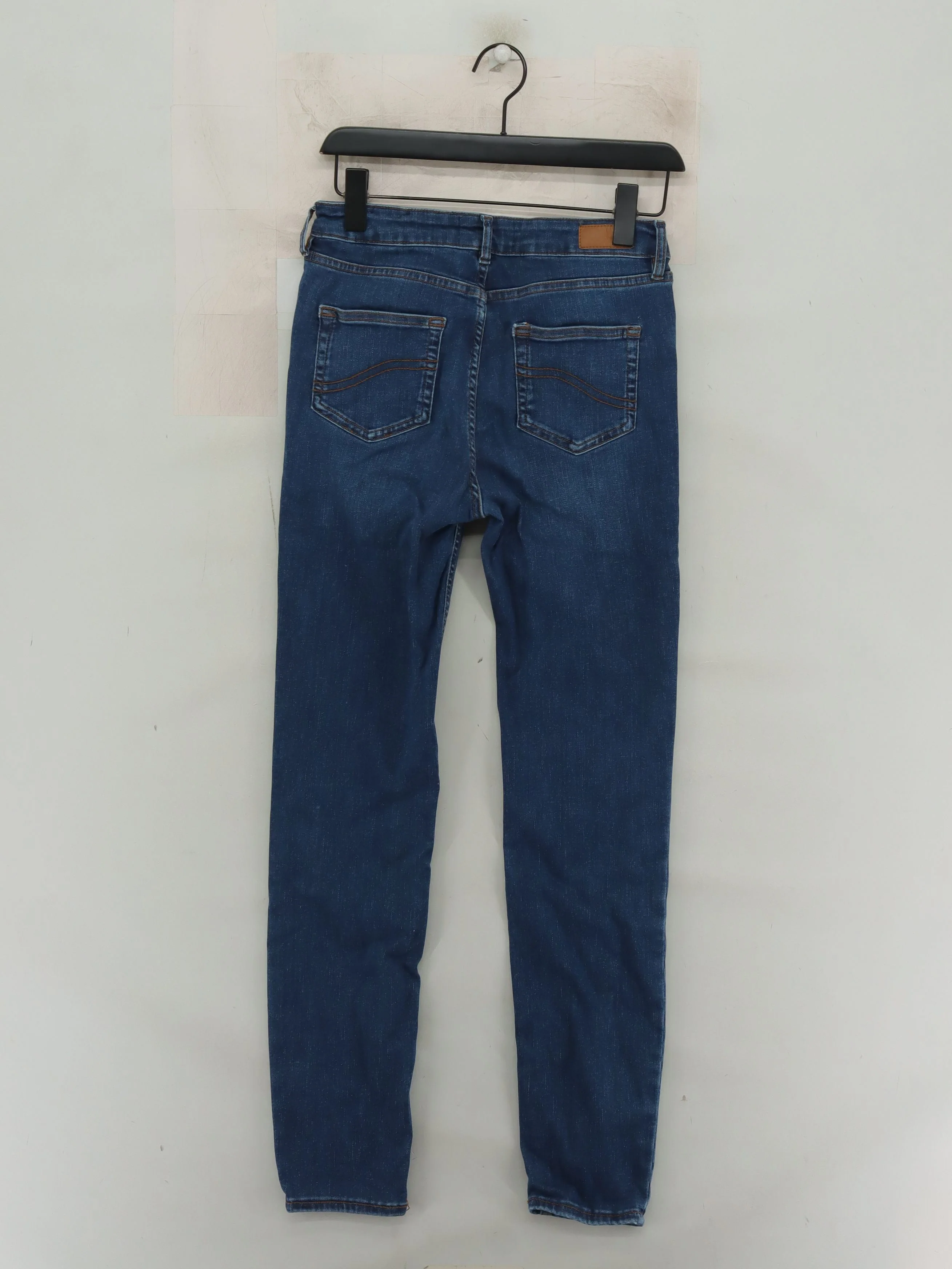Fat Face Women's Jeans UK 12 Blue Cotton with Polyester, Elastane Skinny - Image 2
