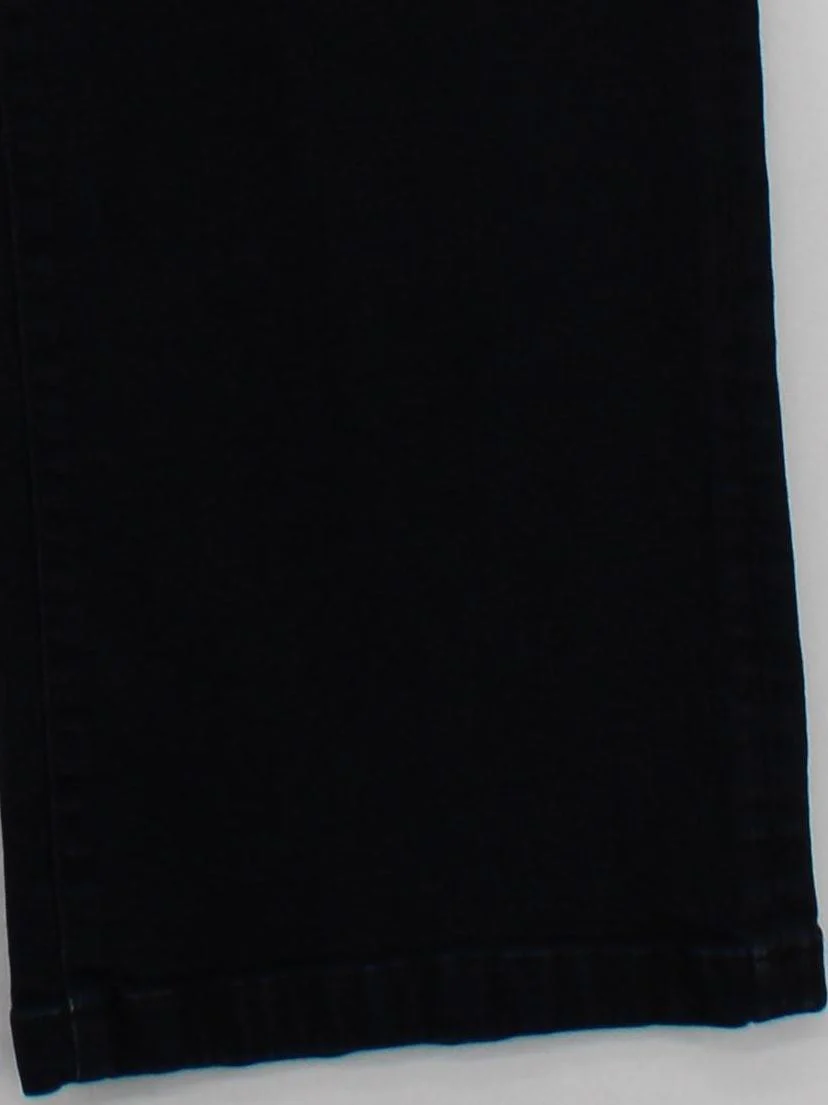 Fat Face Women's Jeans UK 14 Black Cotton with Elastane Wide-Leg - Image 4