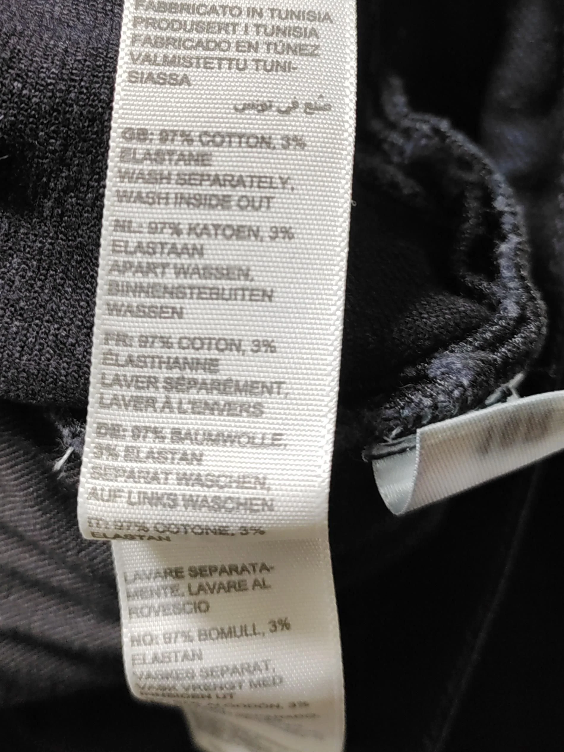 Fat Face Women's Jeans UK 14 Black Cotton with Elastane Wide-Leg - Image 6