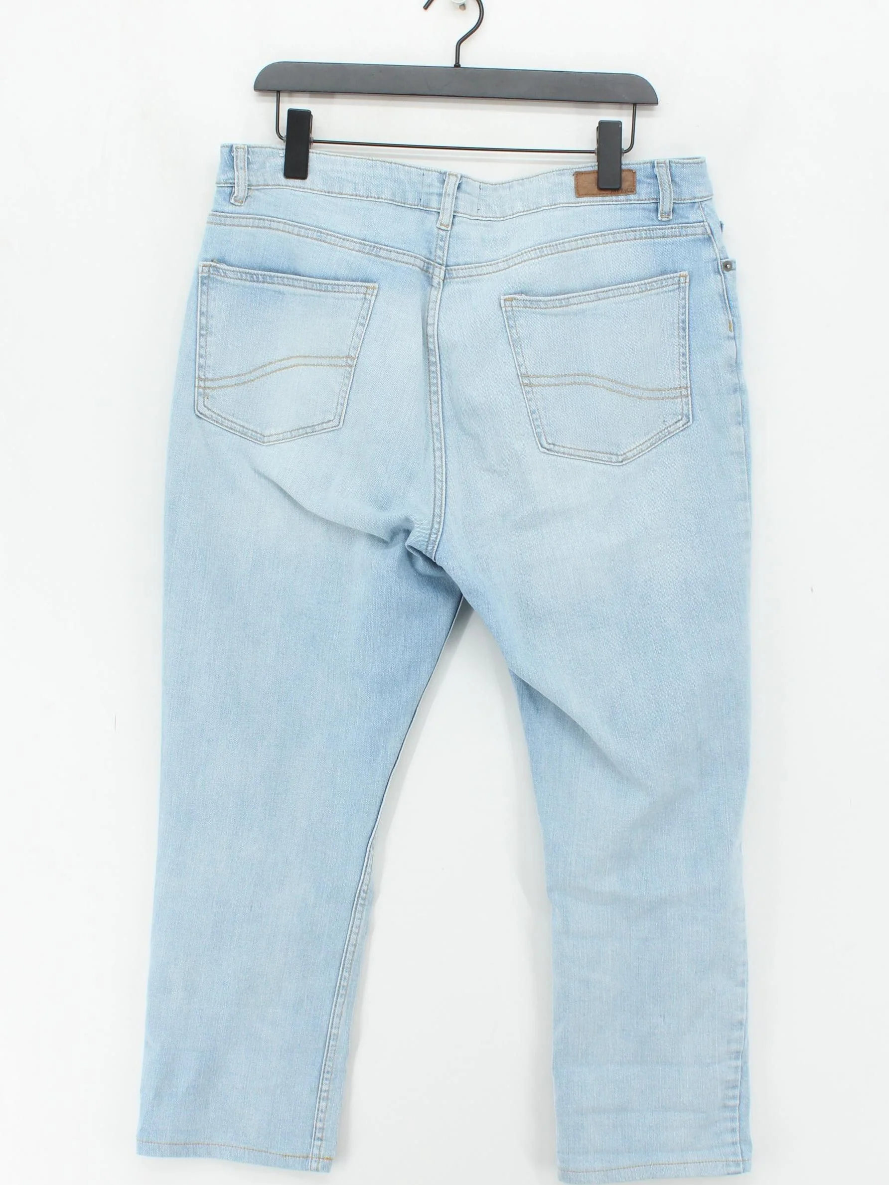 Fat Face Women's Jeans UK 14 Blue Cotton with Elastane Boyfriend - Image 2