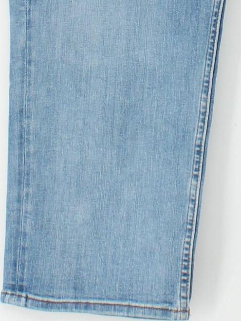 Fat Face Women's Jeans UK 14 Blue Cotton with Polyester, Elastane Cropped - Image 4