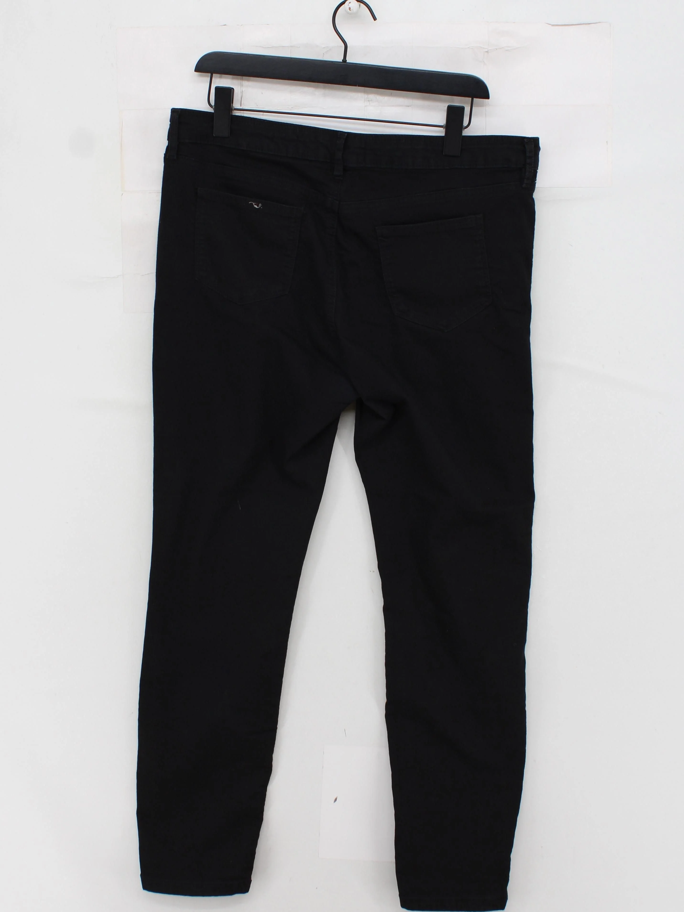 Fat Face Women's Jeans UK 16 Black Cotton with Polyester, Elastane Jegging - Image 2