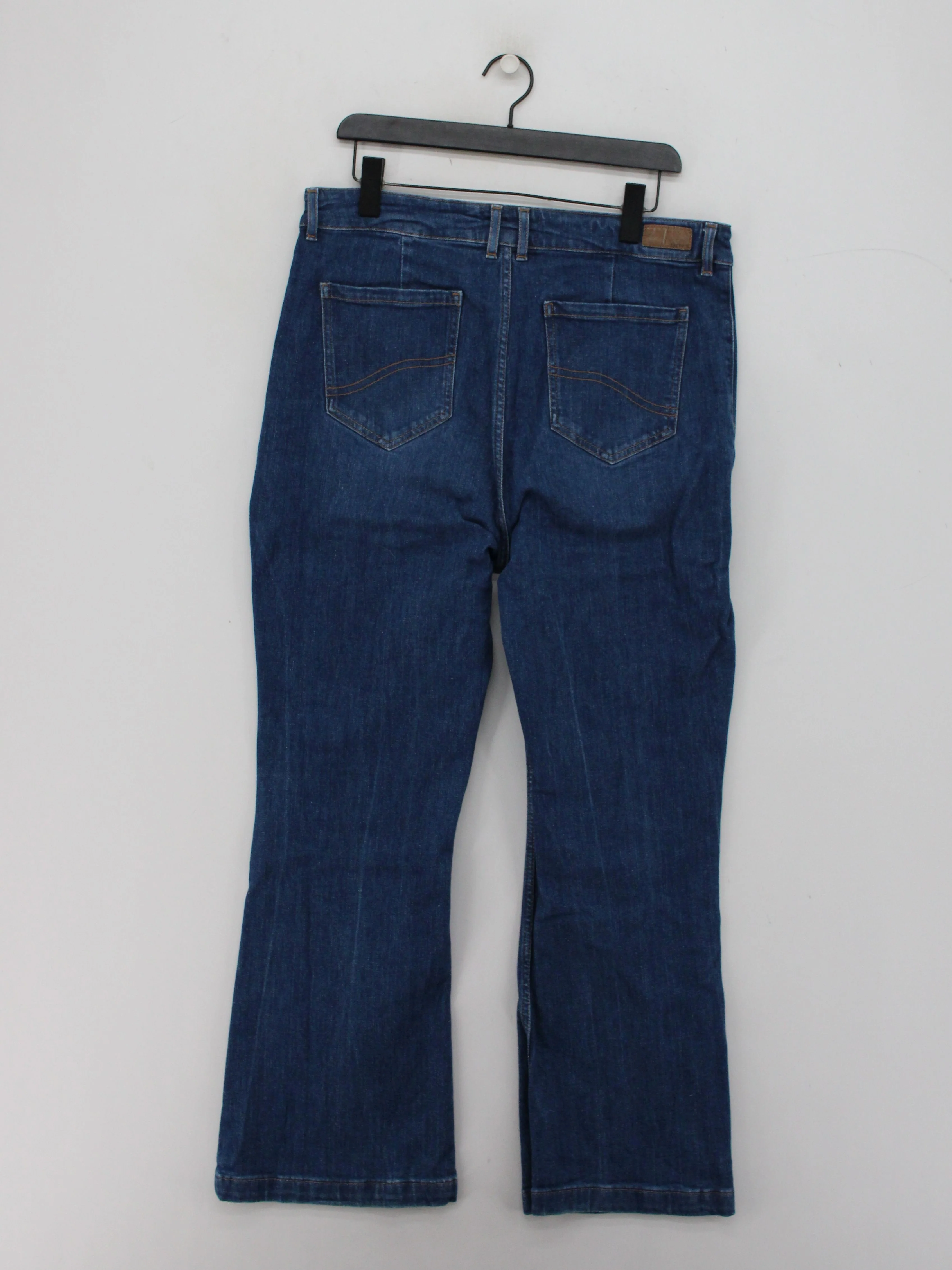 Fat Face Women's Jeans UK 16 Blue 100% Cotton Flared - Image 2