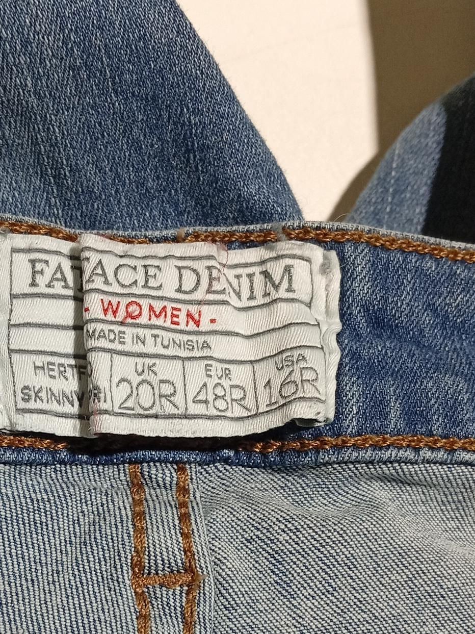 Fat Face Women's Jeans UK 20 Blue Cotton with Elastane Skinny - Image 5