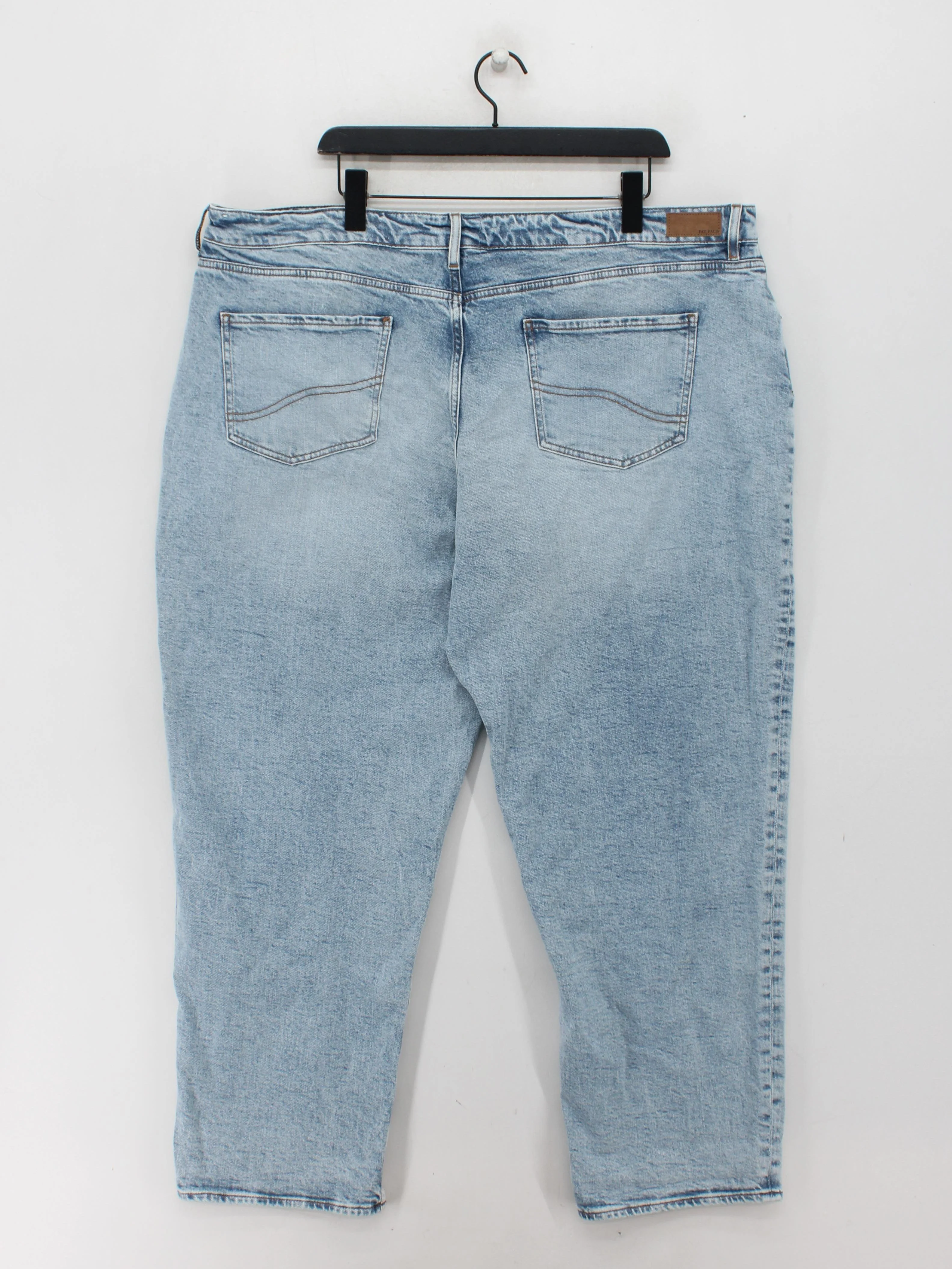 Fat Face Women's Jeans UK 22 Blue Cotton with Elastane Boyfriend - Image 2