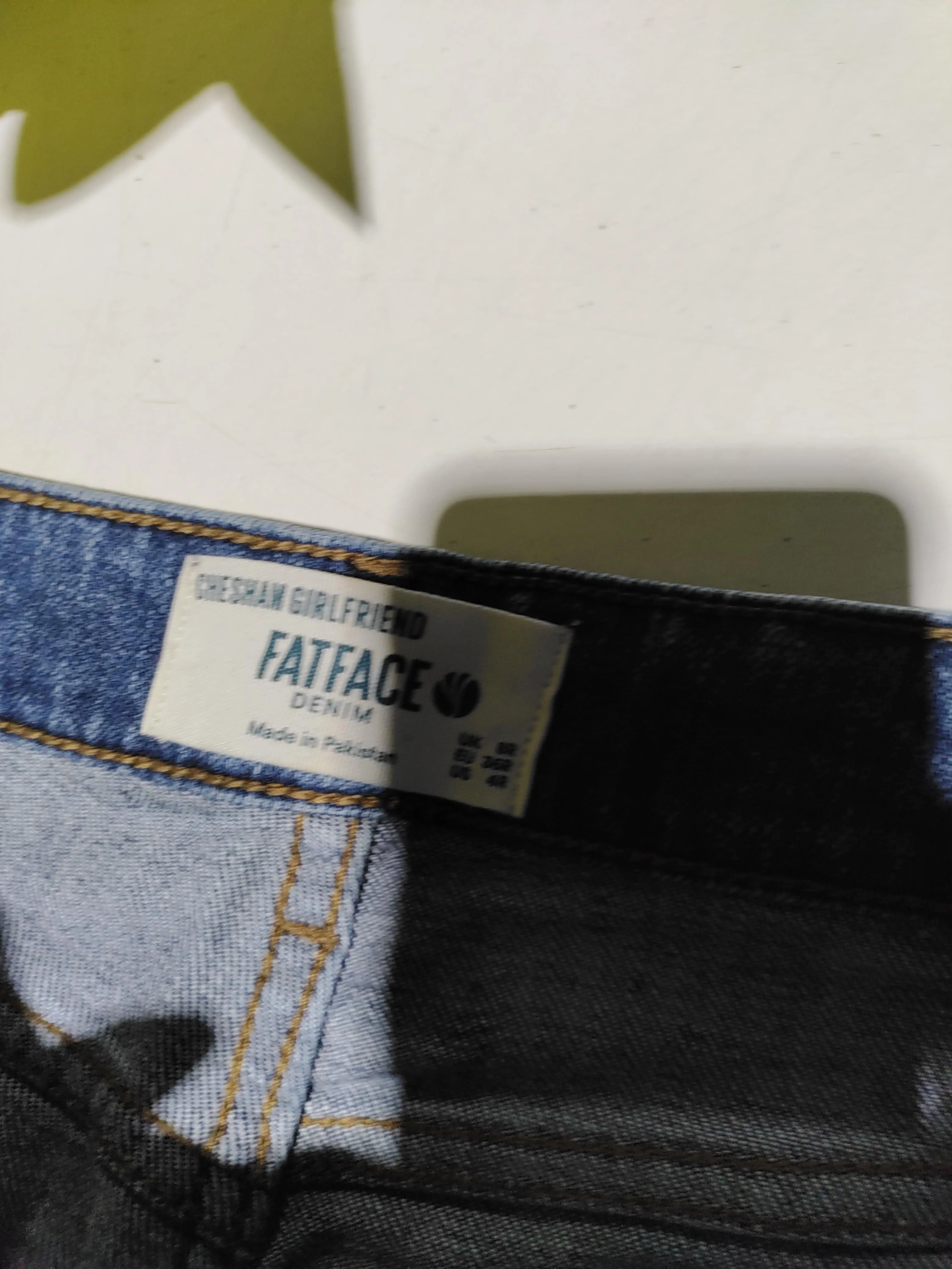 Fat Face Women's Jeans UK 8 Blue Cotton with Elastane Straight - Image 5