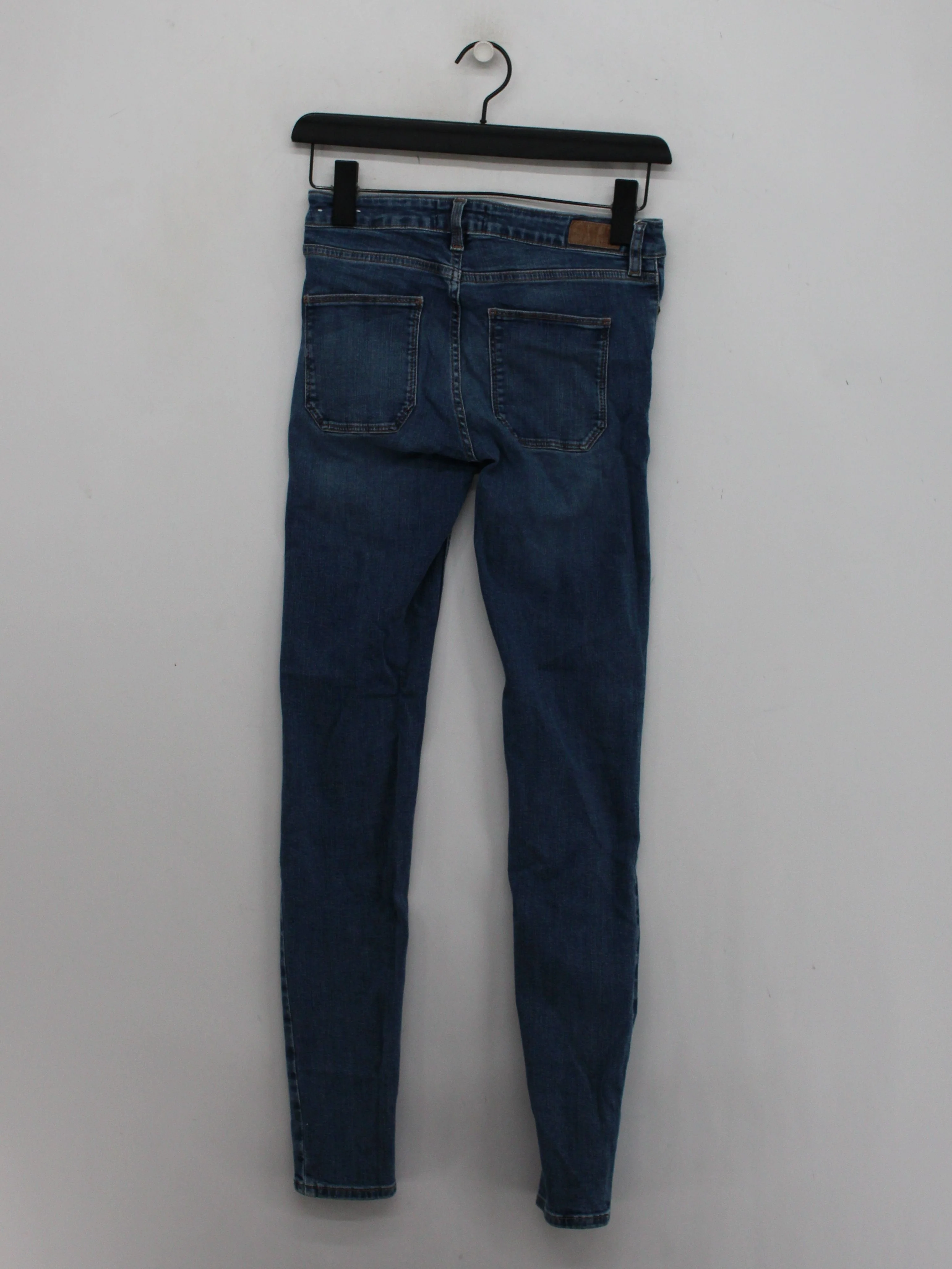 Fat Face Women's Jeans UK 8 Blue Cotton with Polyester, Elastane Skinny - Image 2