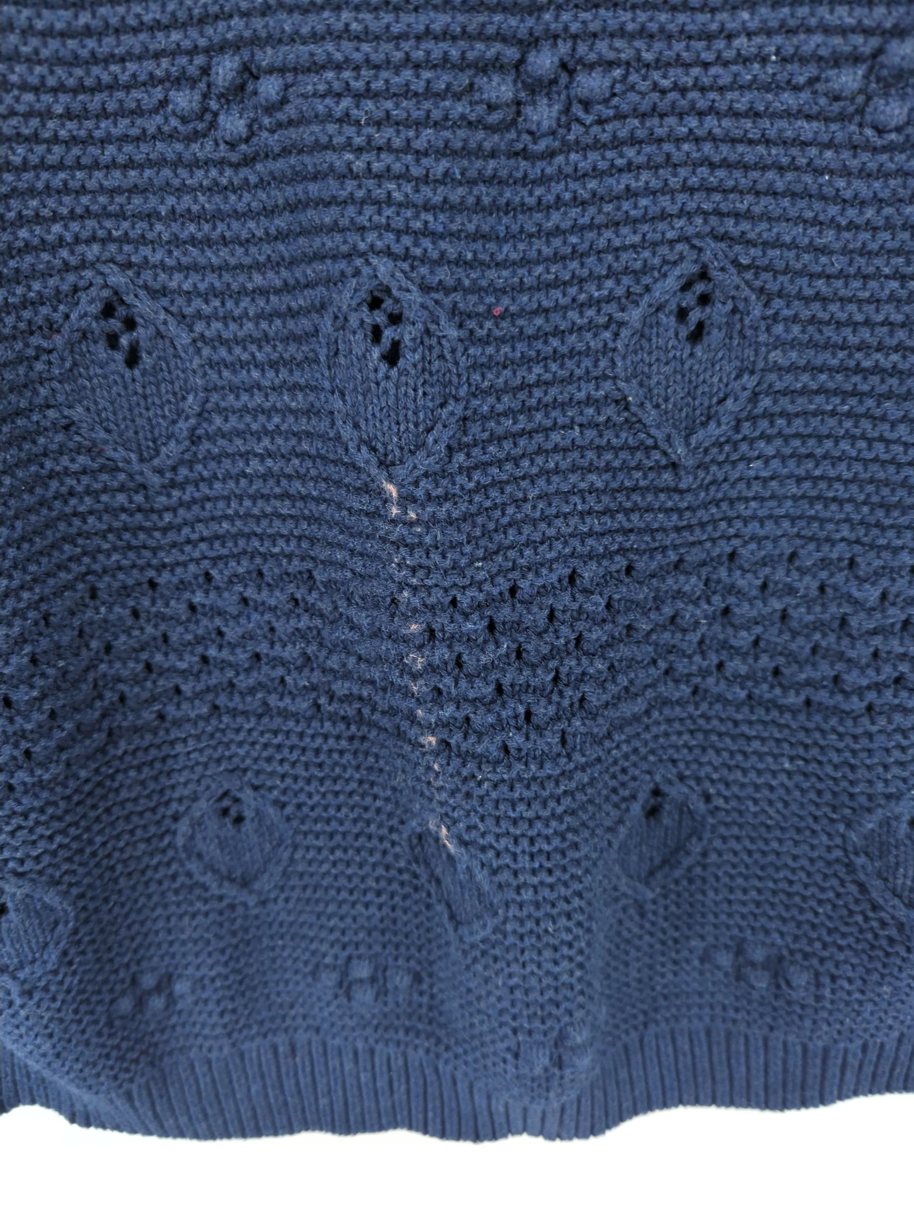 Fat Face Women's Jumper UK 10 Blue 100% Cotton Crew Neck Pullover - Image 5