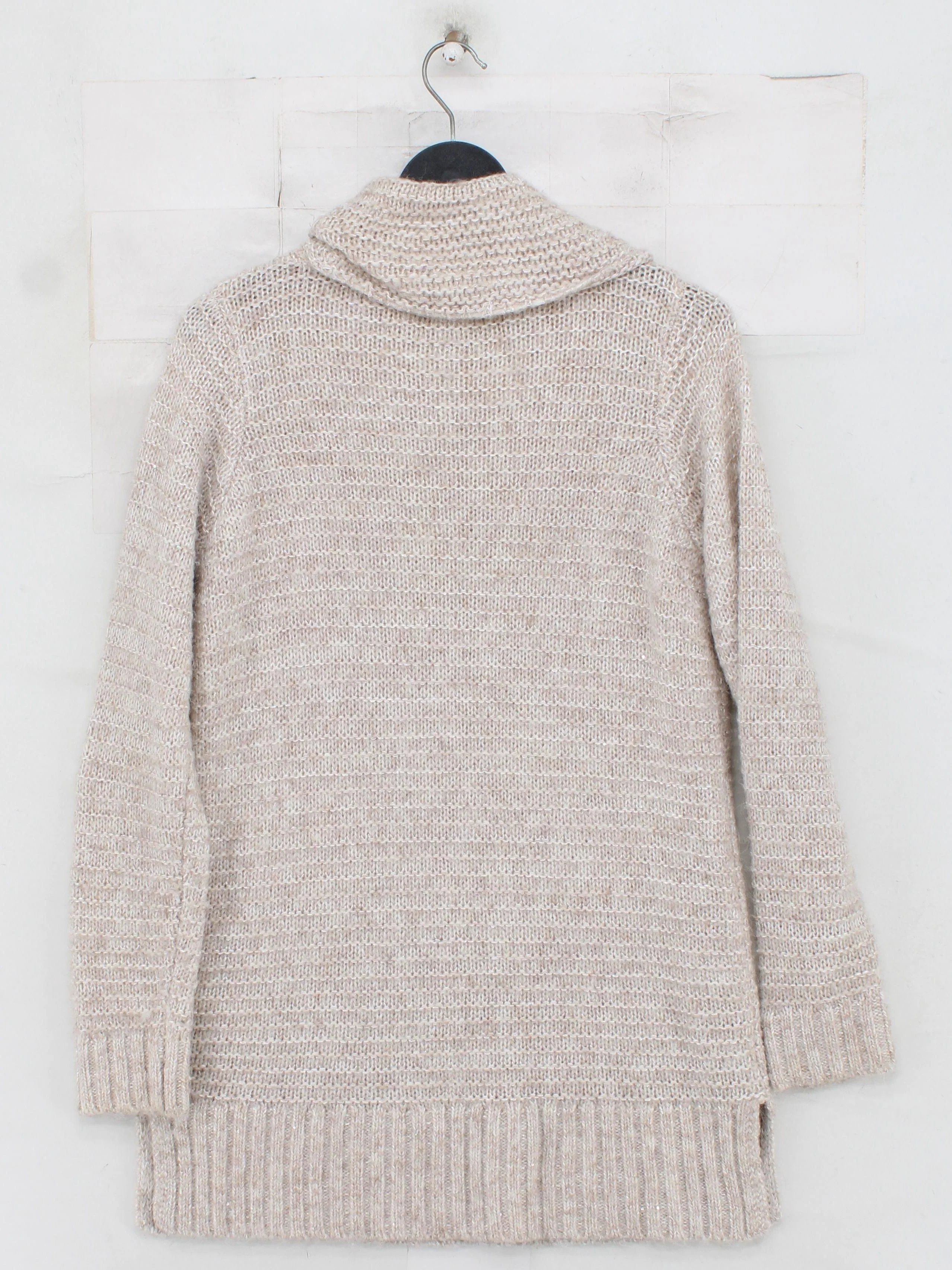 Fat Face Women's Jumper UK 10 Cream 100% Other Roll Neck Pullover - Image 2