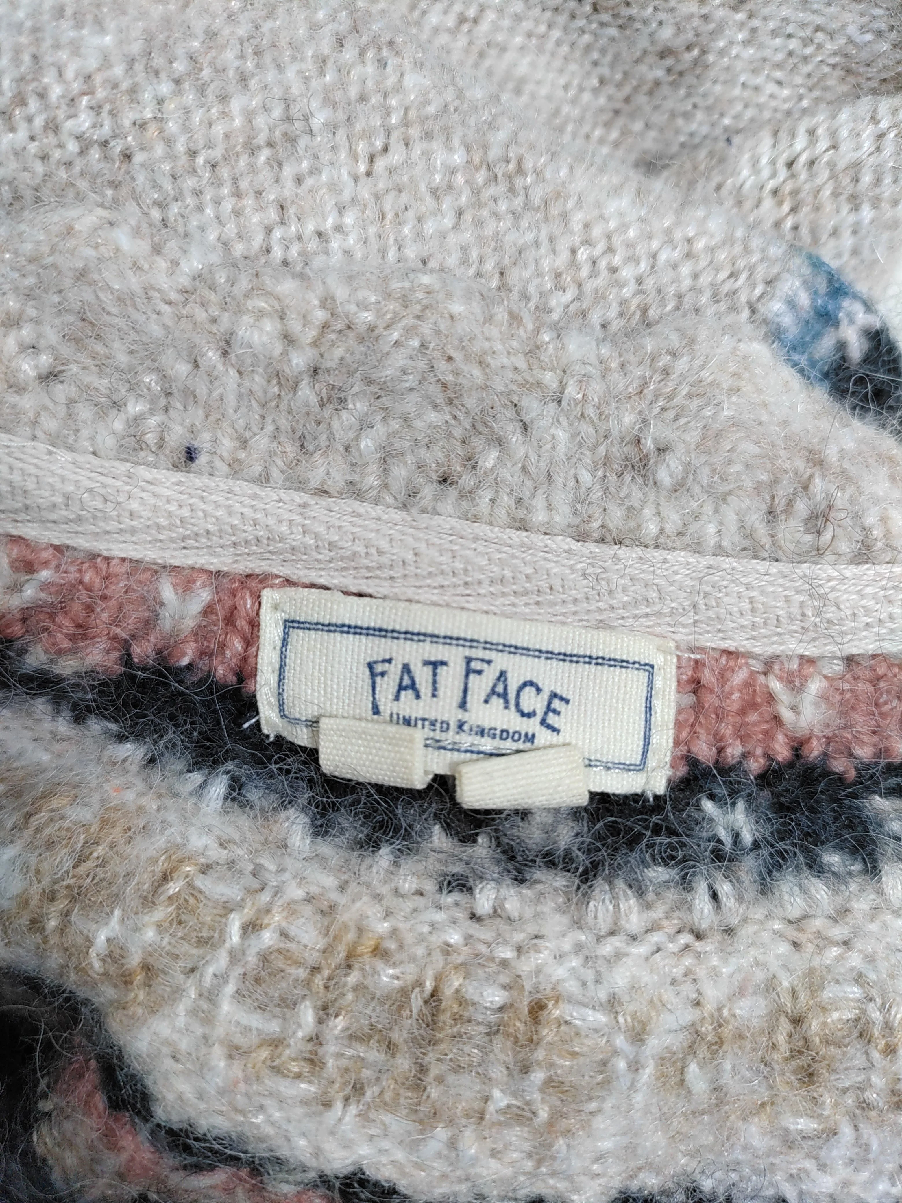 Fat Face Women's Jumper UK 10 Cream Nylon with Acrylic, Angora Pullover - Image 6