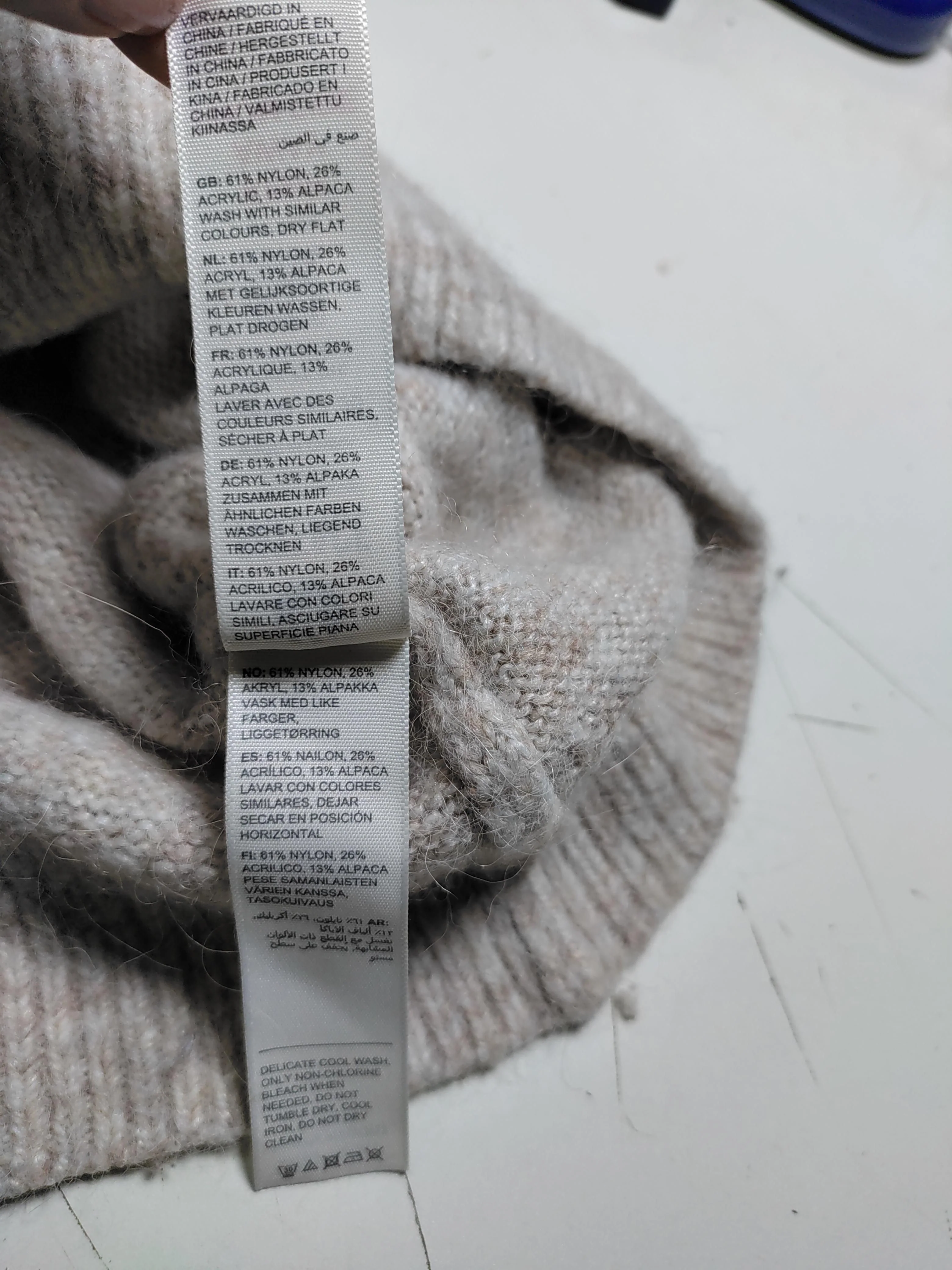 Fat Face Women's Jumper UK 10 Cream Nylon with Acrylic, Angora Pullover - Image 7