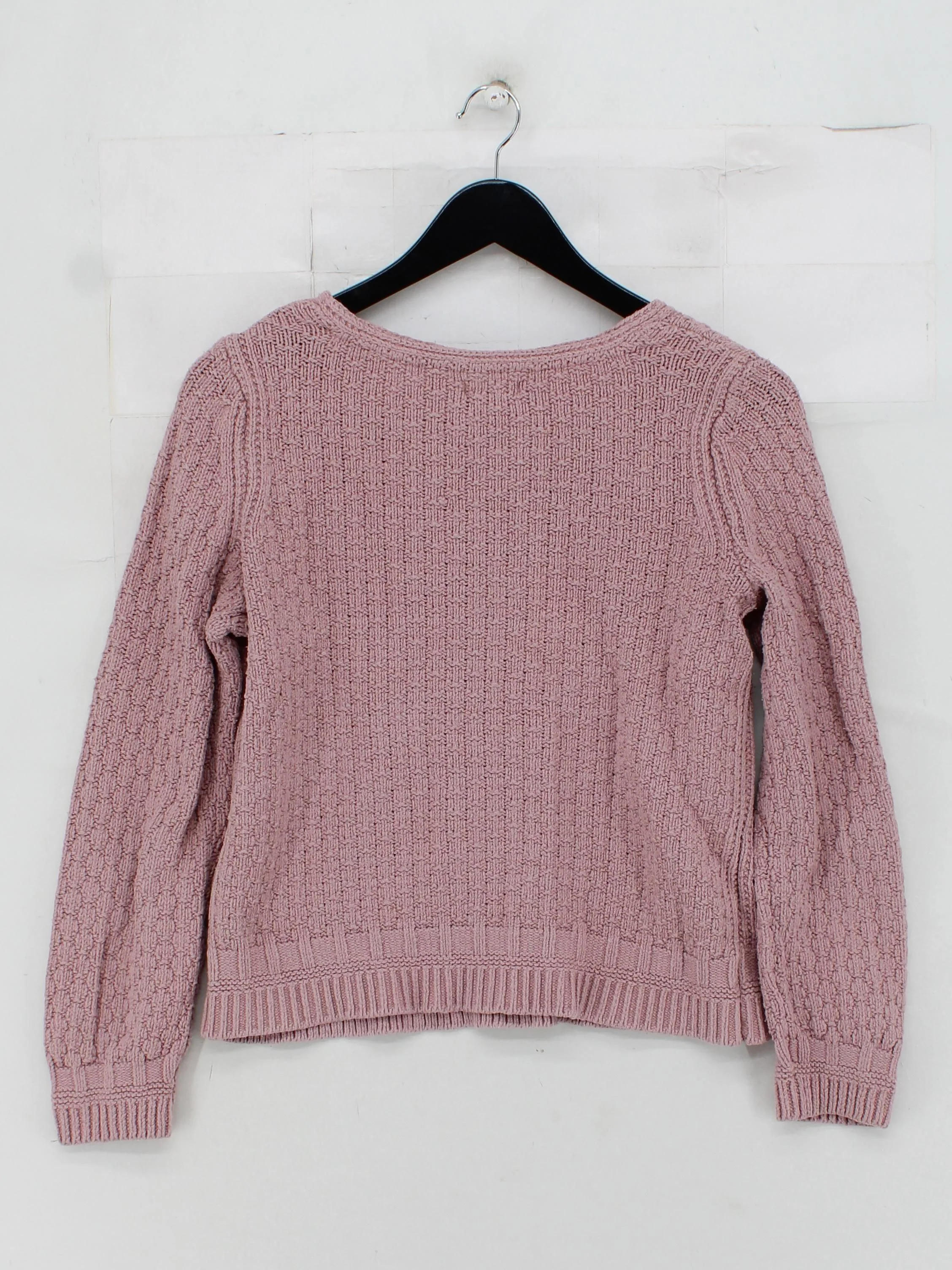 Fat Face Women's Jumper UK 10 Pink Cotton with Acrylic, Polyester Pullover - Image 2