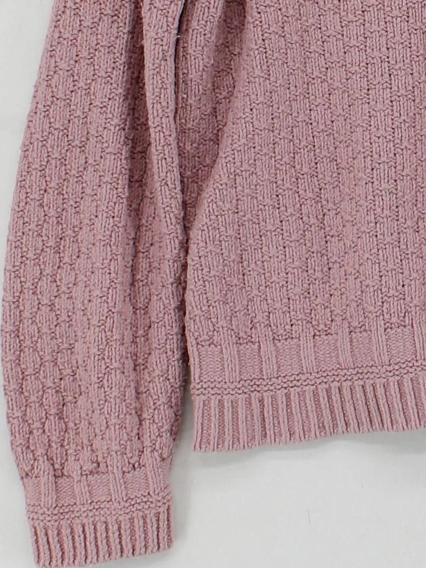 Fat Face Women's Jumper UK 10 Pink Cotton with Acrylic, Polyester Pullover - Image 4
