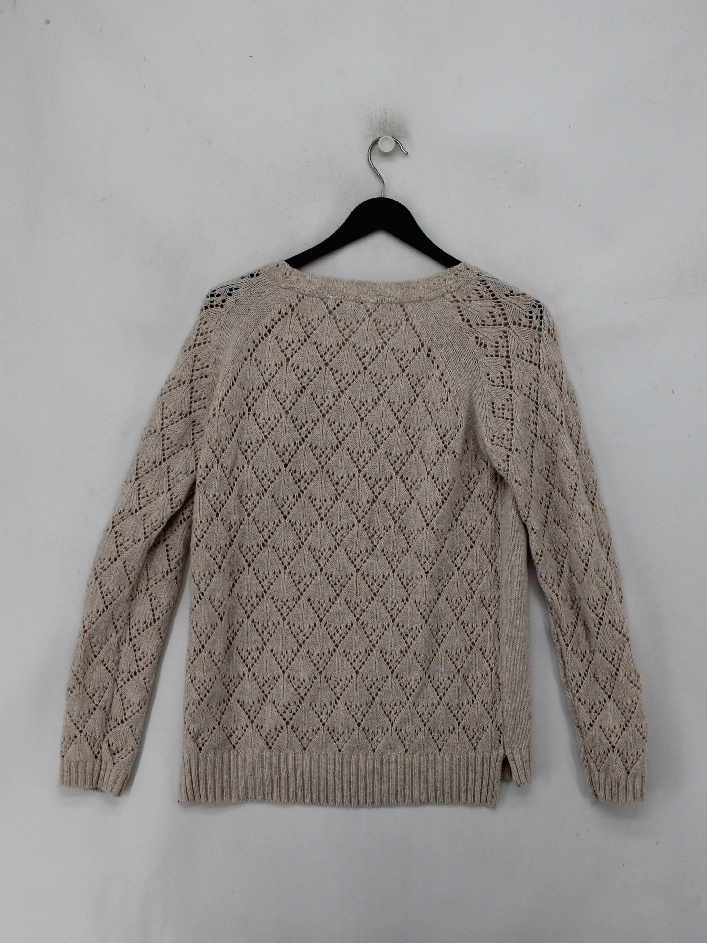 Fat Face Women's Jumper UK 12 Cream Acrylic with Wool, Nylon Pullover - Image 2
