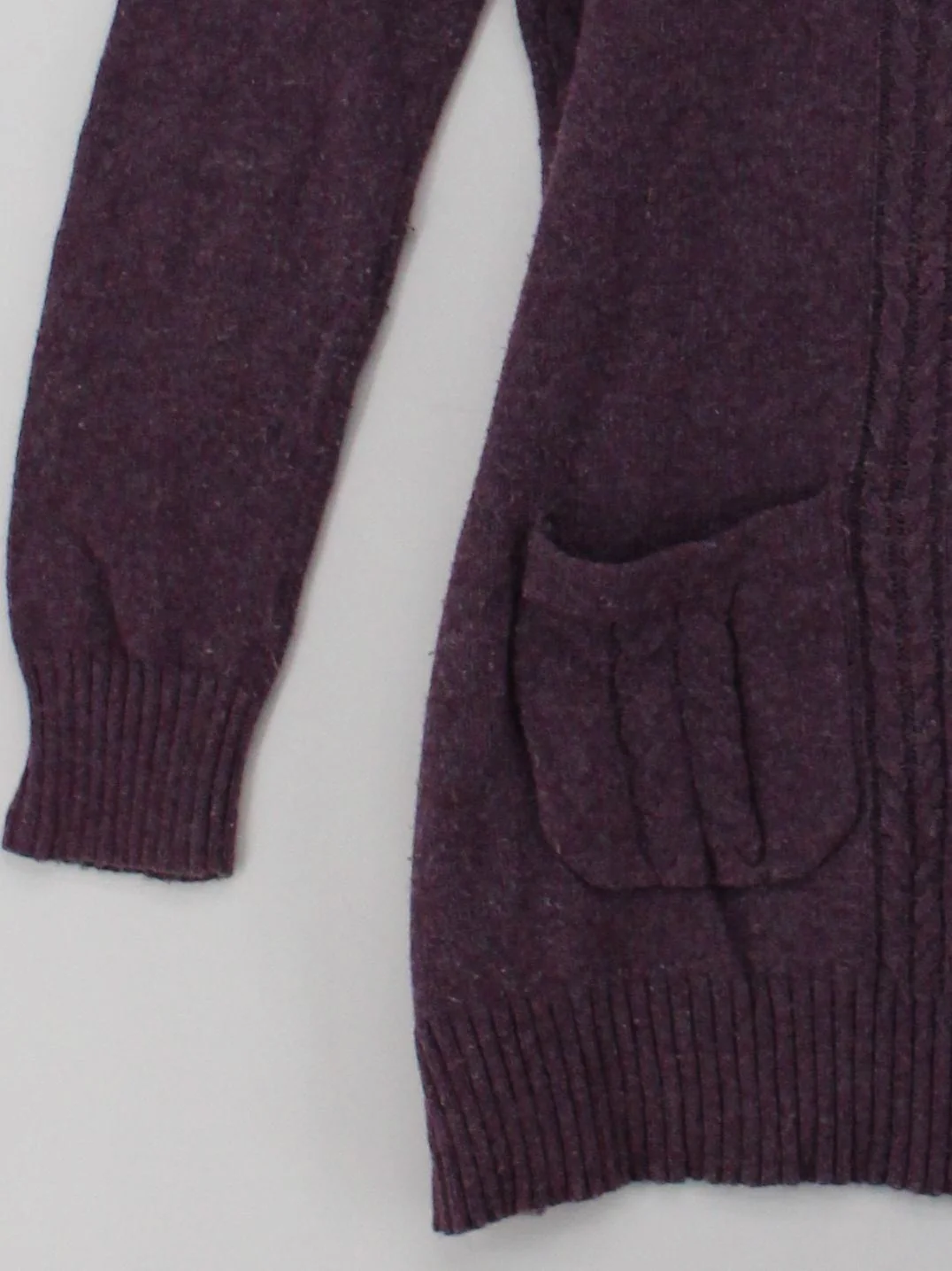 Fat Face Women's Jumper UK 12 Purple Cotton with Nylon, Angora Pullover - Image 4