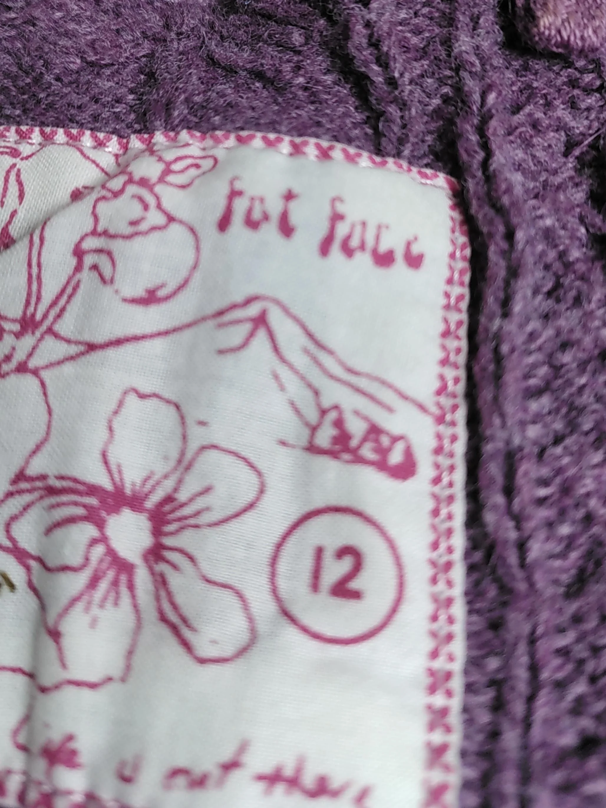 Fat Face Women's Jumper UK 12 Purple Cotton with Nylon, Angora Pullover - Image 6