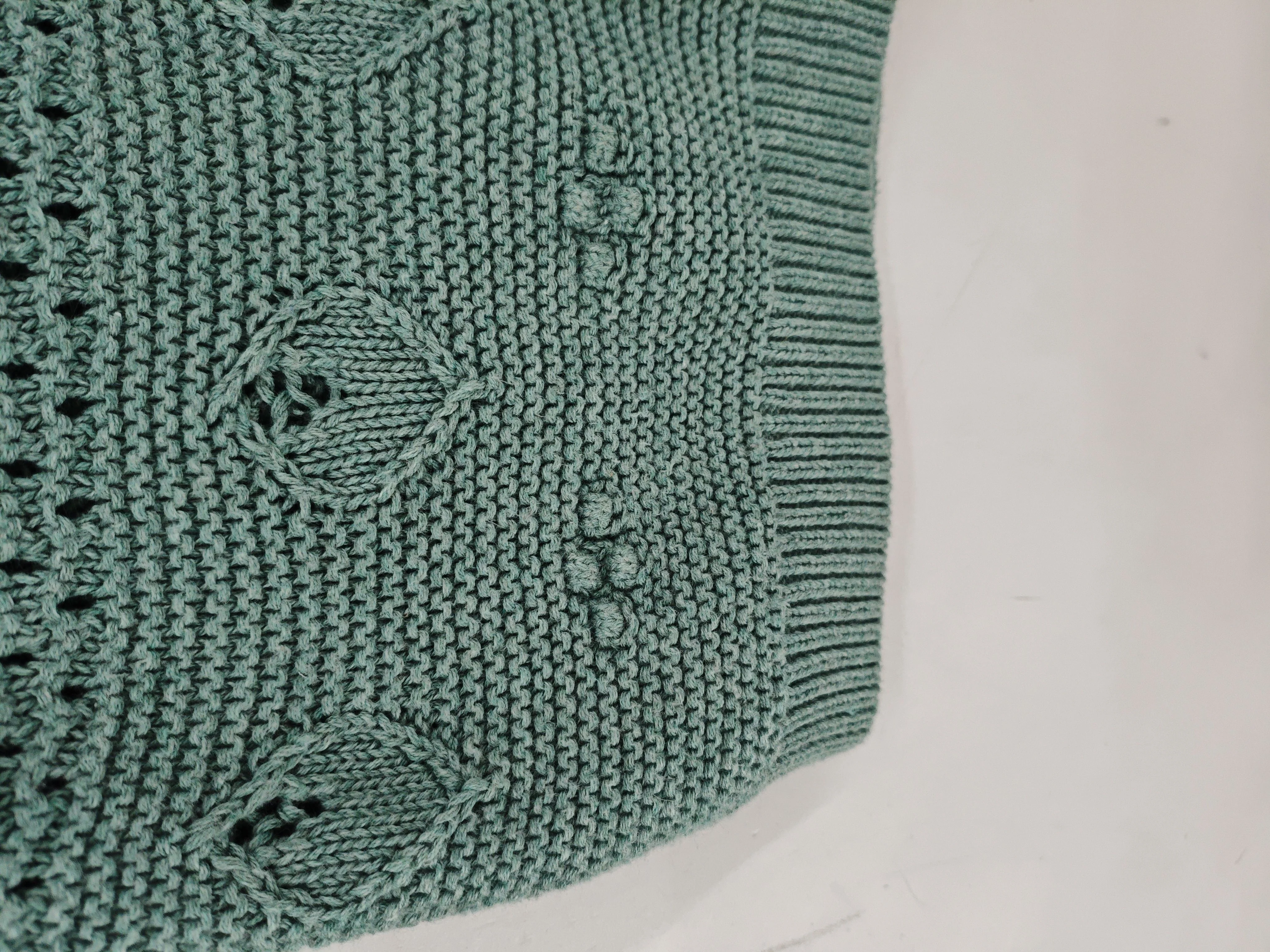 Fat Face Women's Jumper UK 14 Green 100% Cotton Round Neck Pullover - Image 5