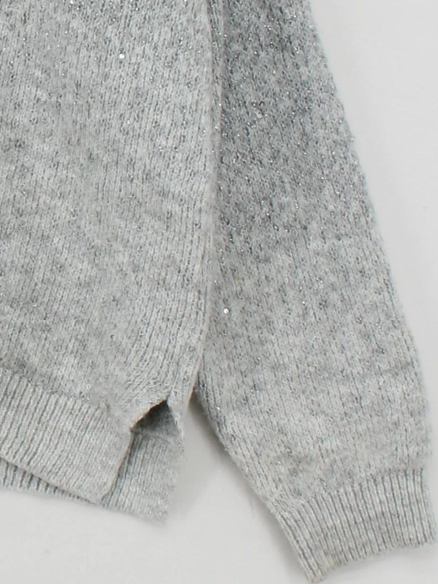 Fat Face Women's Jumper UK 14 Grey Acrylic with Polyester, Other Pullover - Image 4