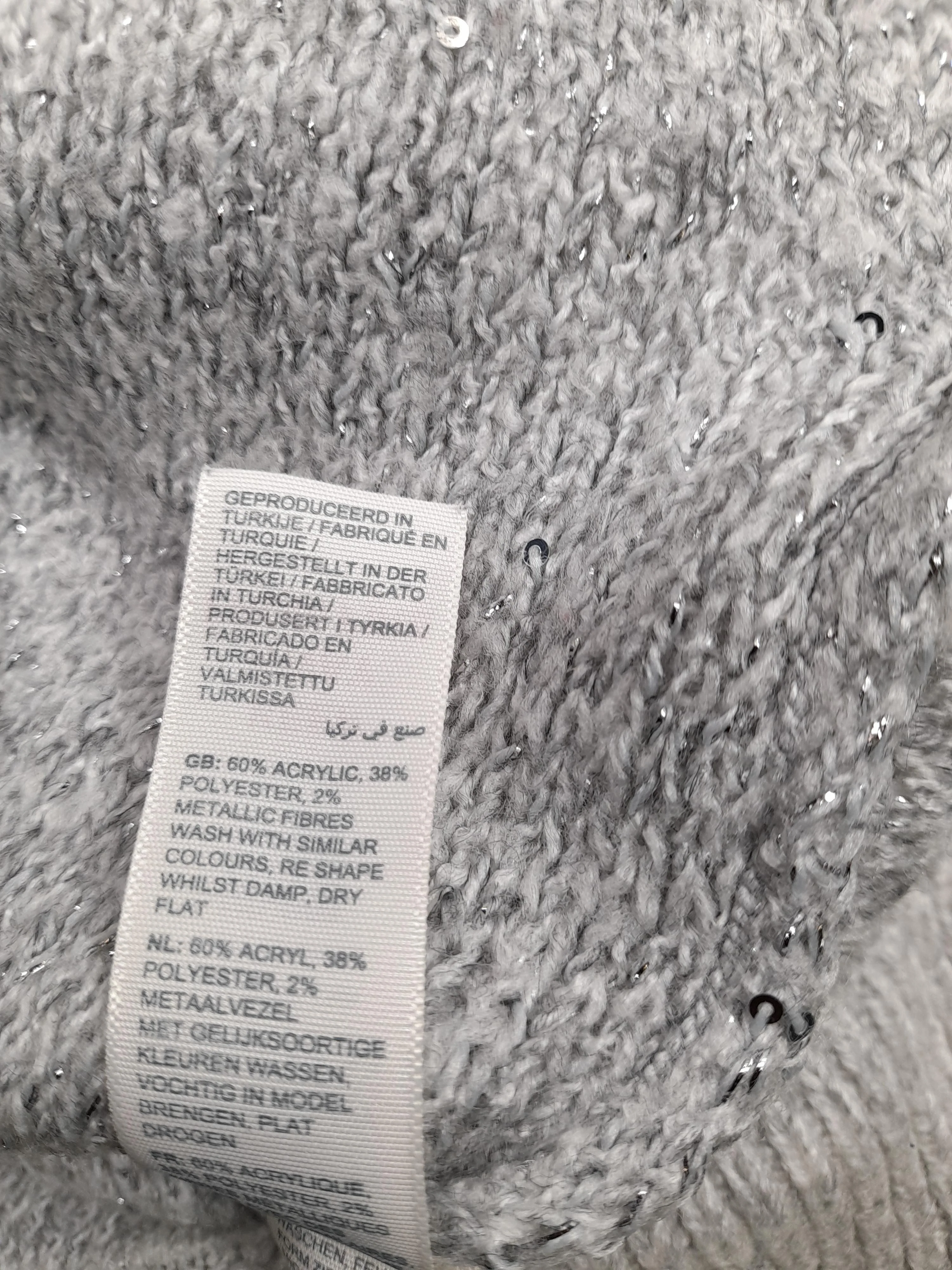 Fat Face Women's Jumper UK 14 Grey Acrylic with Polyester, Other Pullover - Image 6