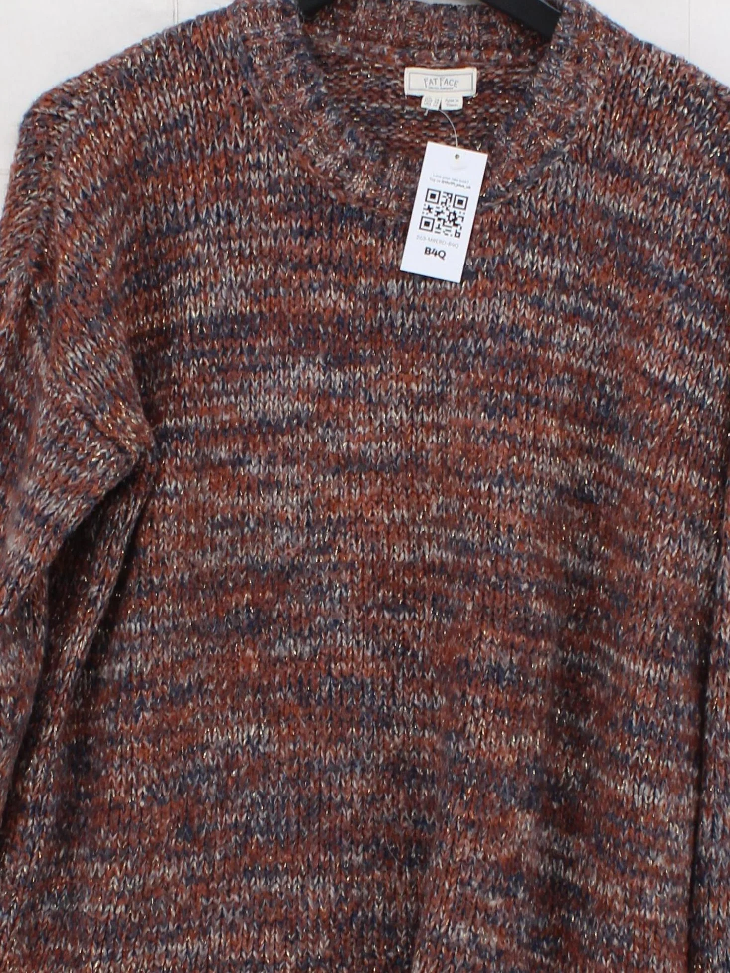 Fat Face Women's Jumper UK 14 Multi Acrylic with Polyamide, Polyester Pullover - Image 3