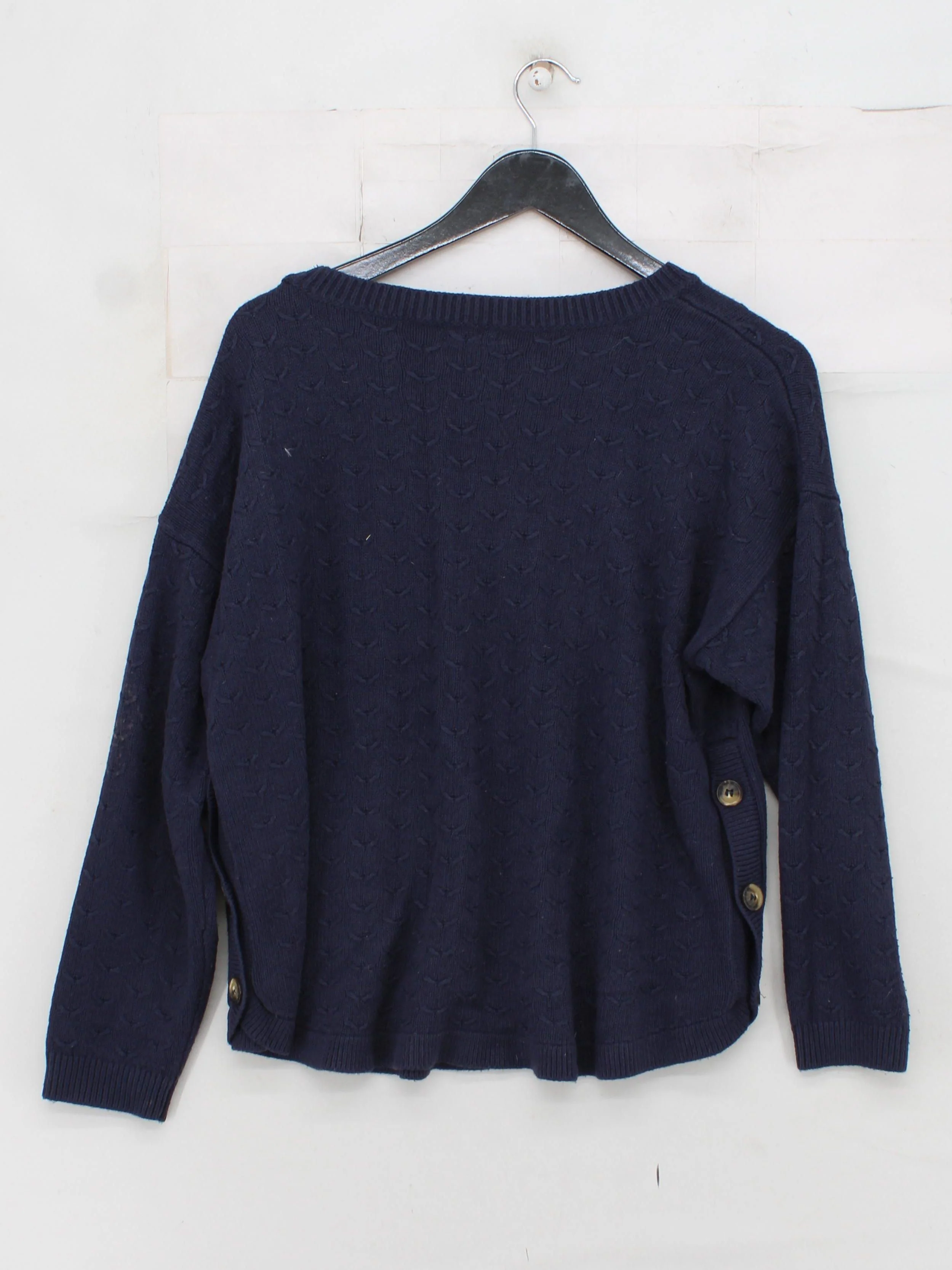 Fat Face Women's Jumper UK 16 Blue Viscose with Acrylic Pullover - Image 2