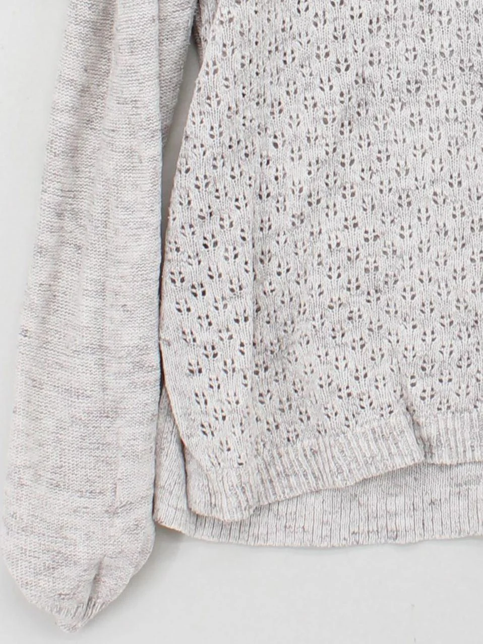 Fat Face Women's Jumper UK 16 Cream Cotton with Acrylic, Linen Pullover - Image 4