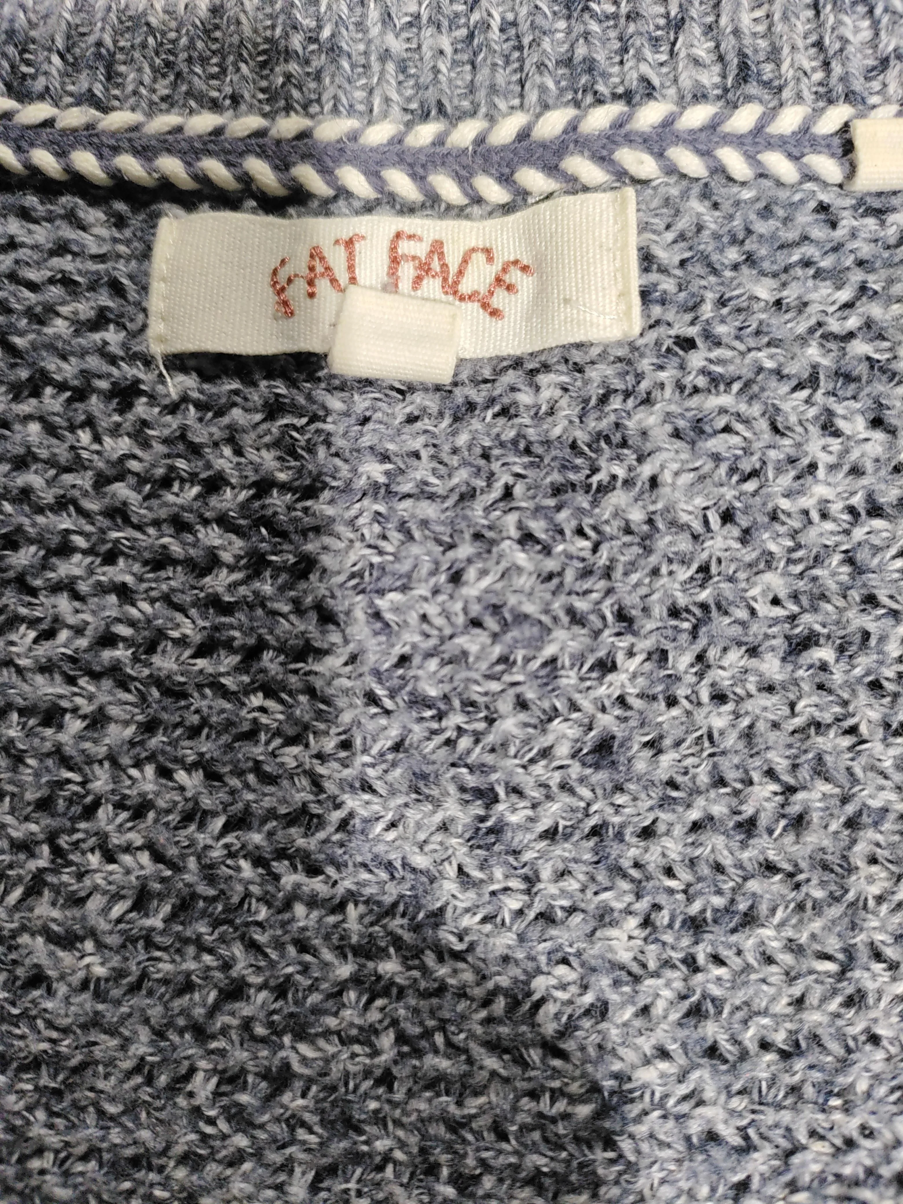 Fat Face Women's Jumper UK 18 Blue Cotton with Acrylic, Polyester Pullover - Image 5