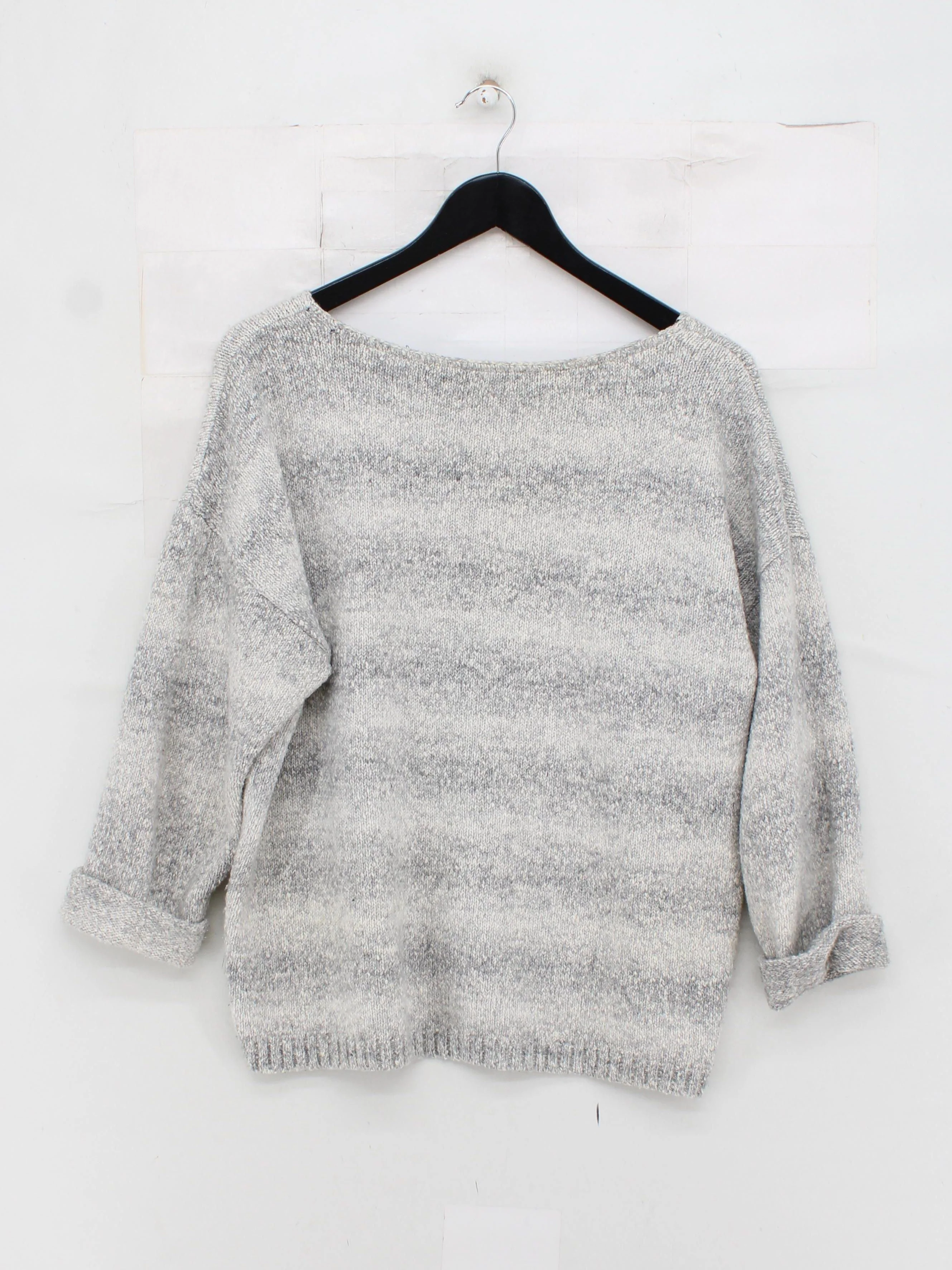 Fat Face Women's Jumper UK 18 Grey Acrylic with Polyester, Nylon, Wool Pullover - Image 2