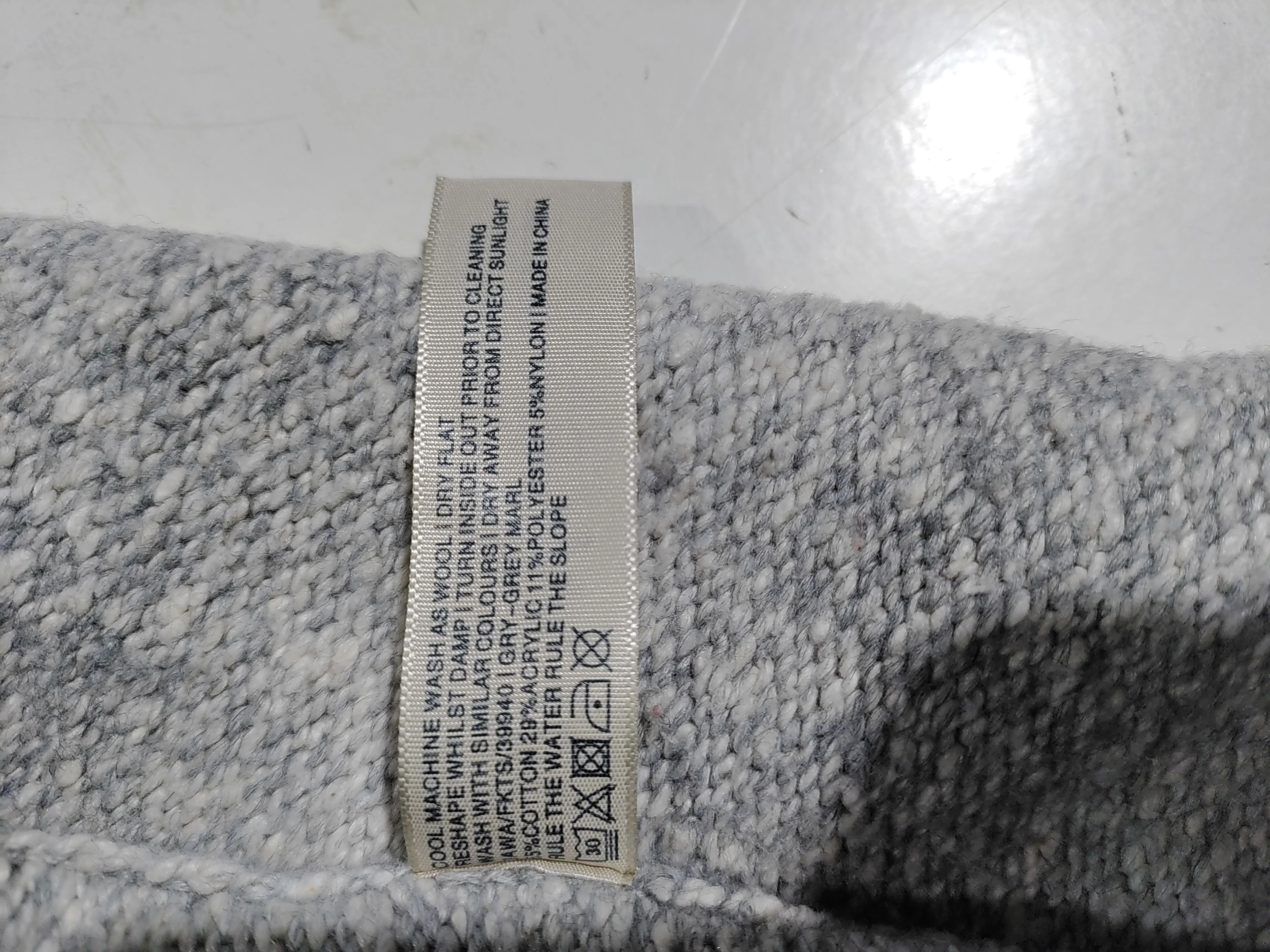 Fat Face Women's Jumper UK 18 Grey Acrylic with Polyester, Nylon, Wool Pullover - Image 6