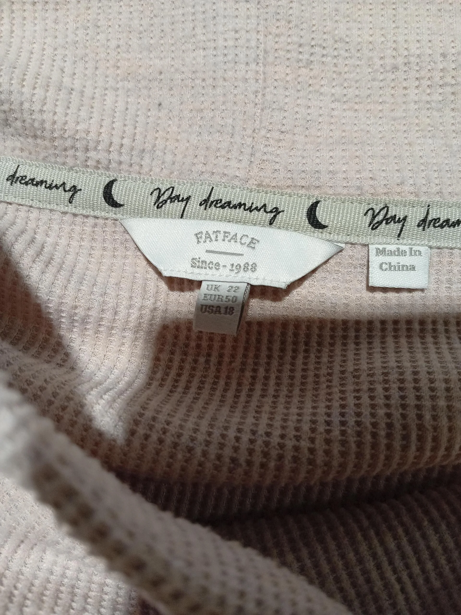 Fat Face Women's Jumper UK 22 Cream Polyester with Viscose, Elastane Pullover - Image 5
