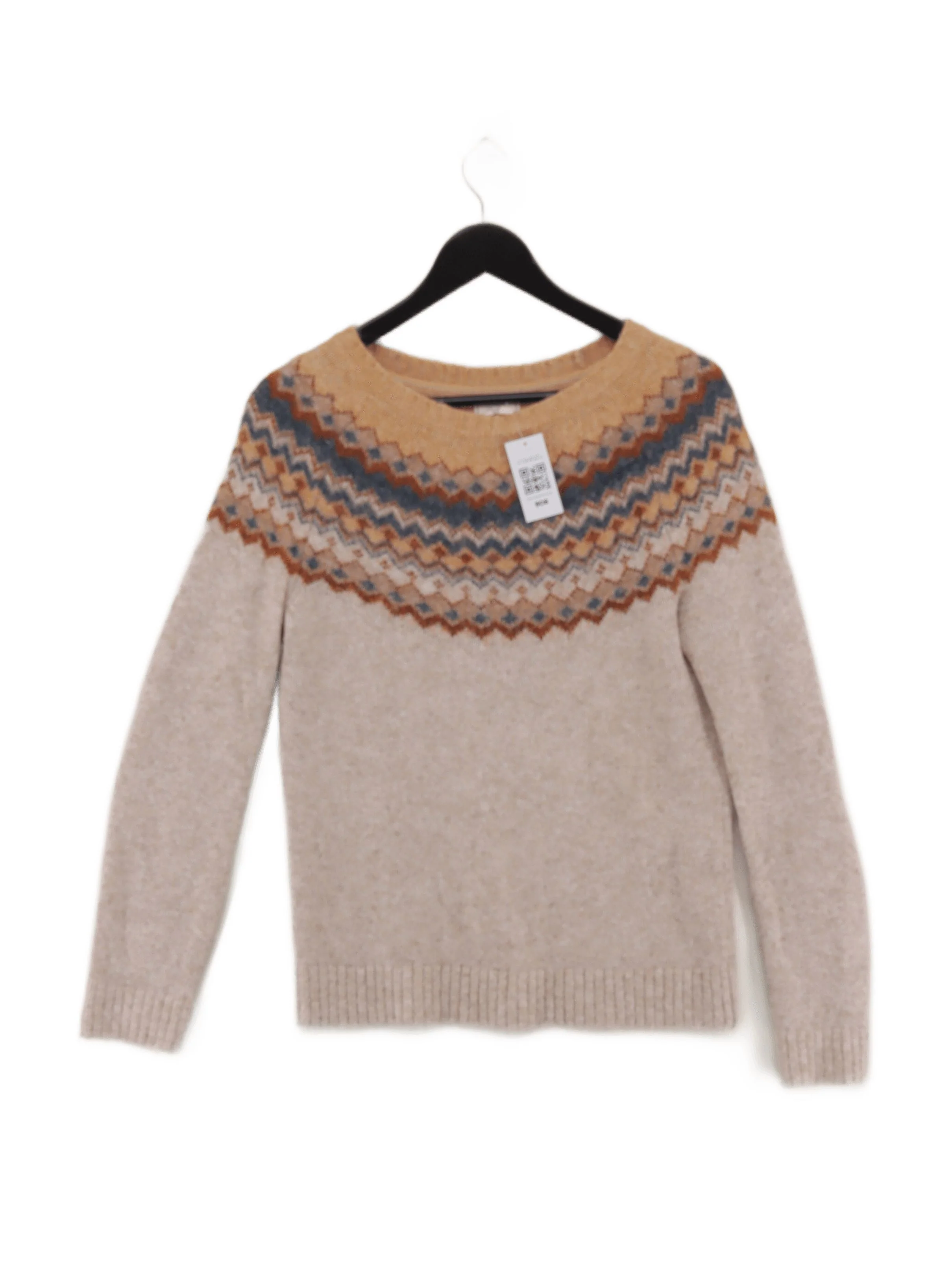 Fat Face Women's Jumper UK 6 Tan Nylon