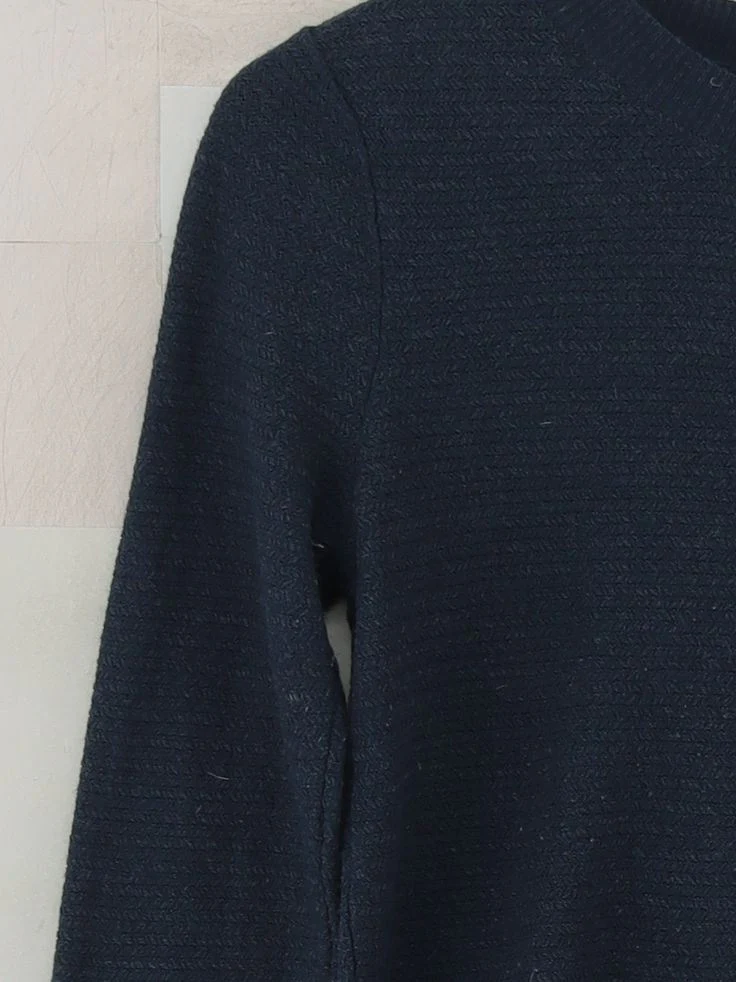 Fat Face Women's Jumper UK 8 Blue 100% Acrylic Round Neck Pullover - Image 4