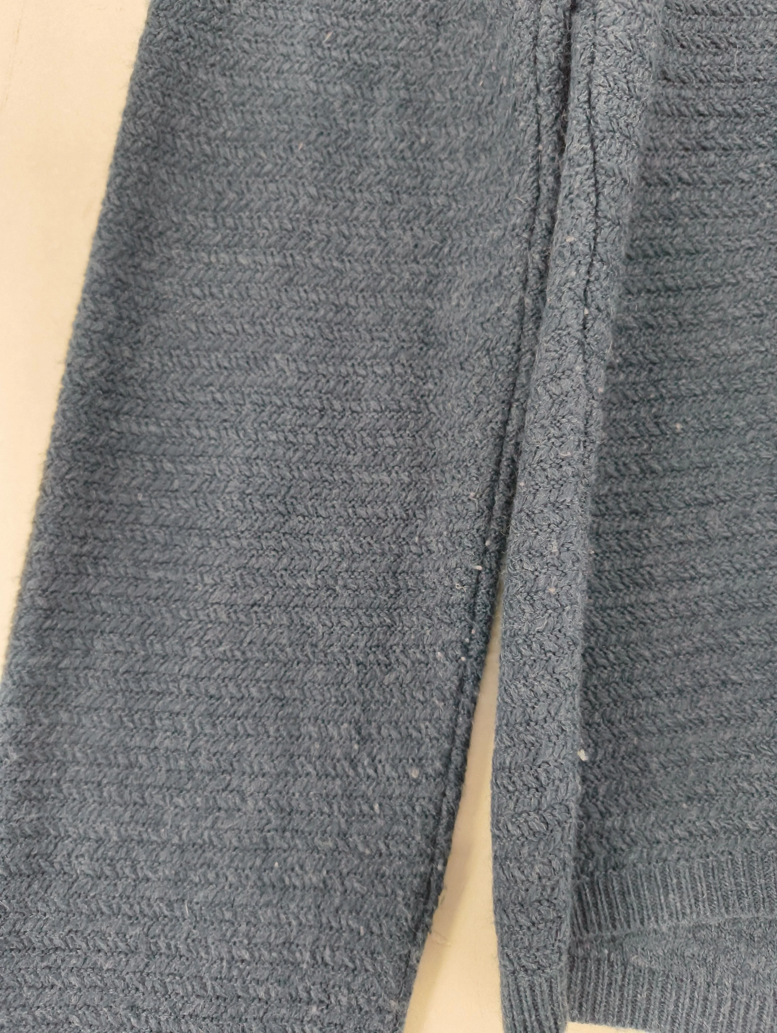 Fat Face Women's Jumper UK 8 Blue 100% Acrylic Round Neck Pullover - Image 5