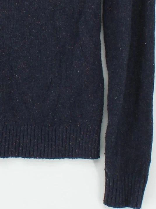 Fat Face Women's Jumper UK 8 Blue Cotton with Nylon Pullover - Image 4