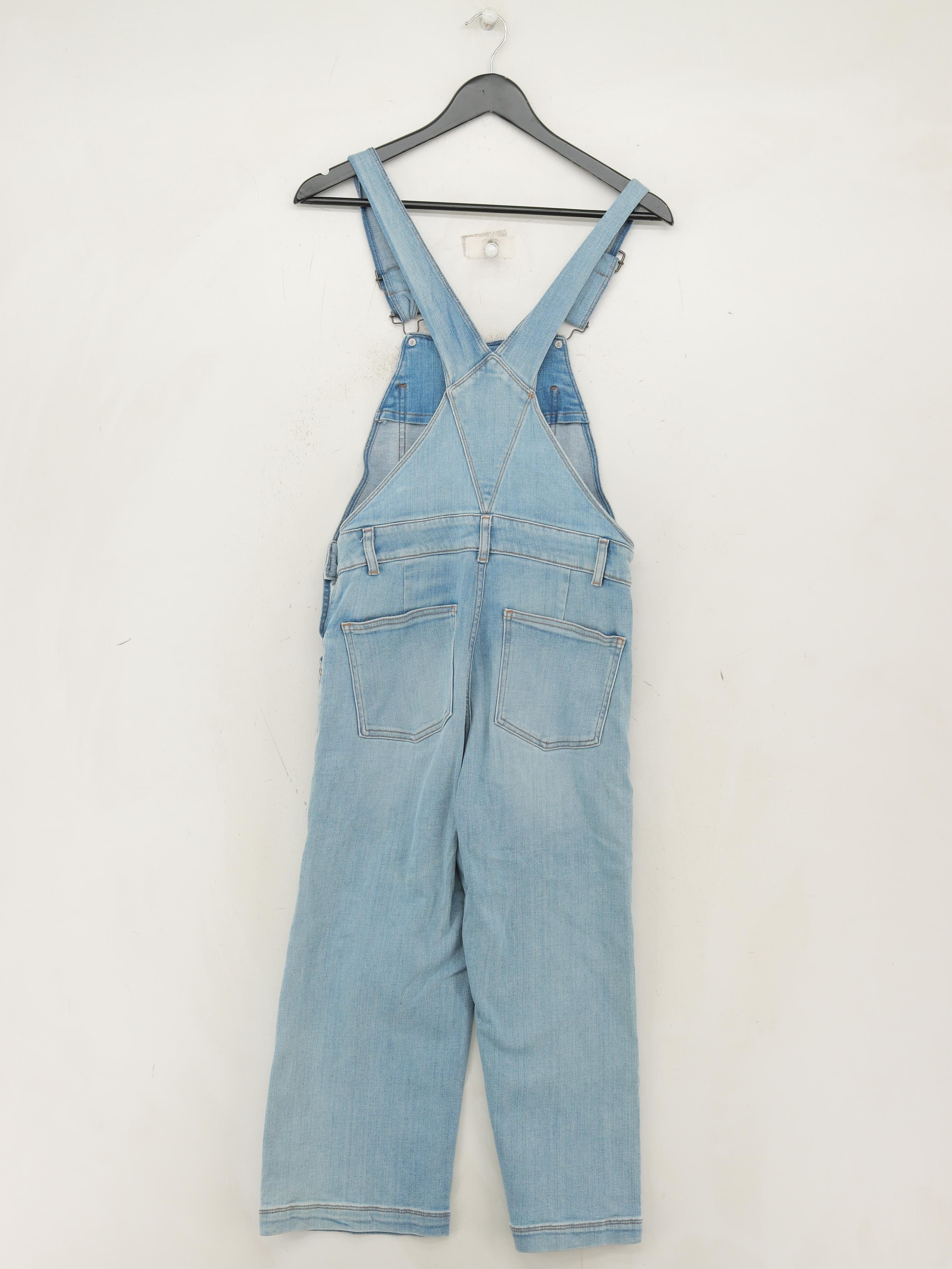 Fat Face Women's Jumpsuit UK 10 Blue Cotton with Elastane Wide-Leg Jumpsuit - Image 2