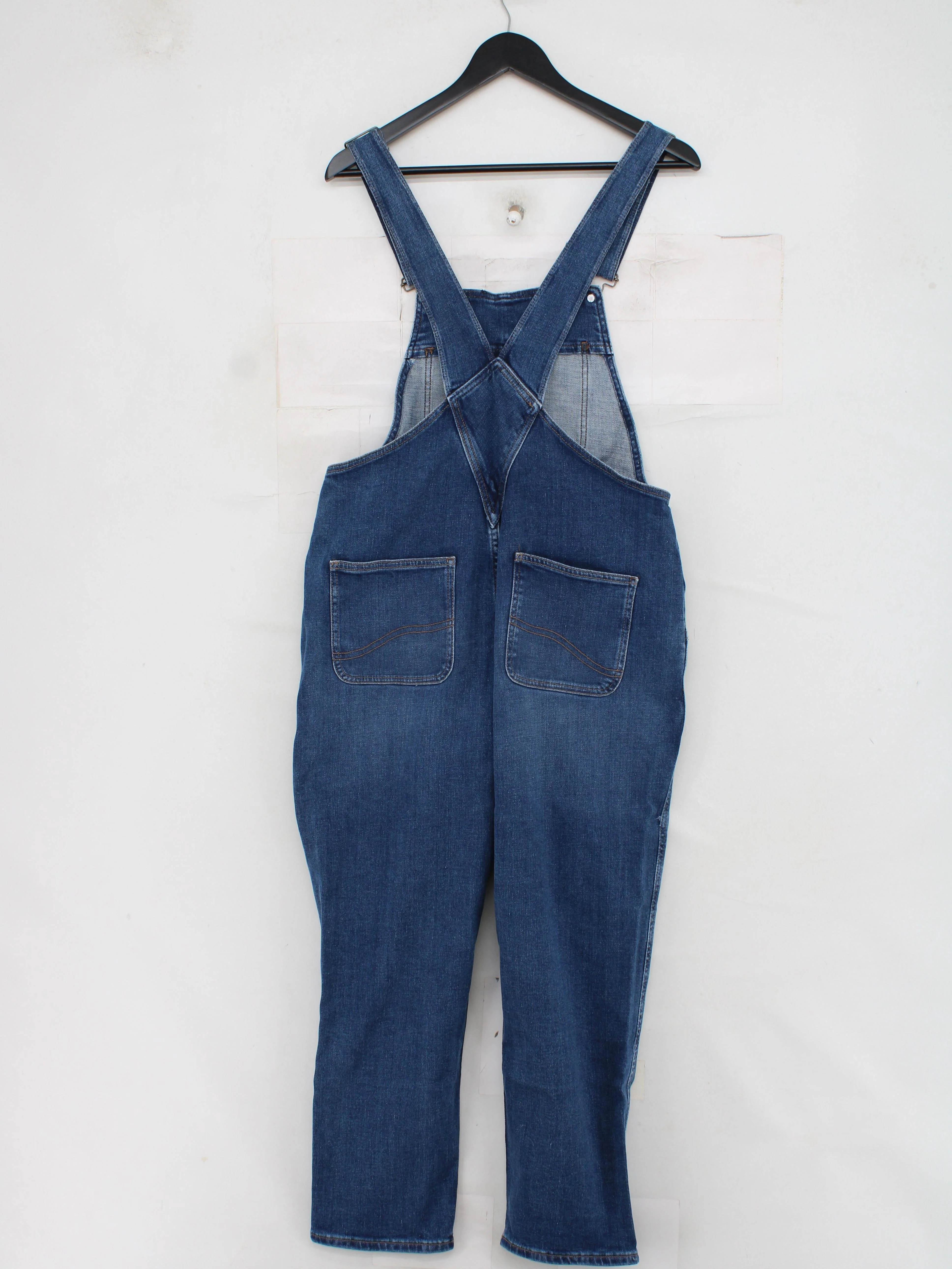 Fat Face Women's Jumpsuit UK 12 Blue Cotton with Elastane Straight Jumpsuit - Image 2