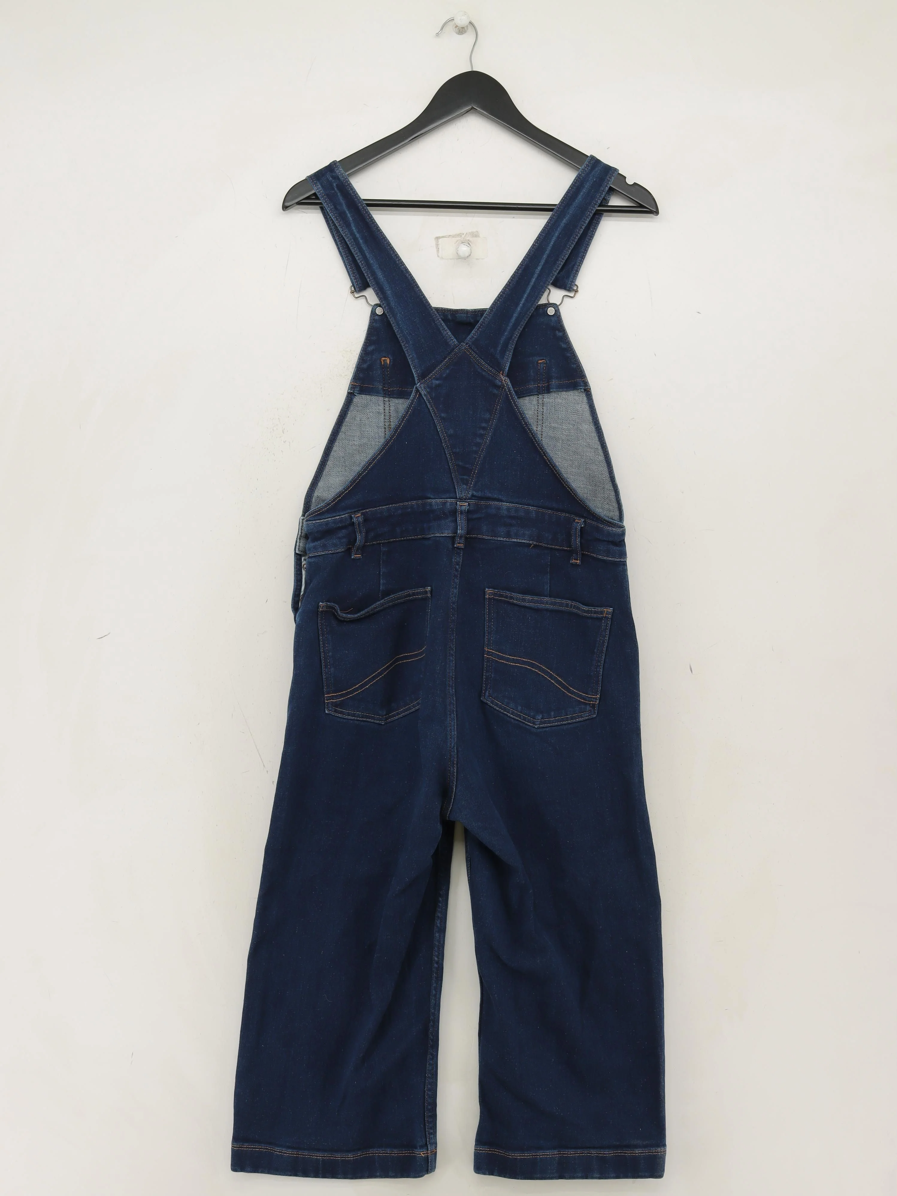 Fat Face Women's Jumpsuit UK 12 Blue Cotton with Elastane Wide-Leg Jumpsuit - Image 2