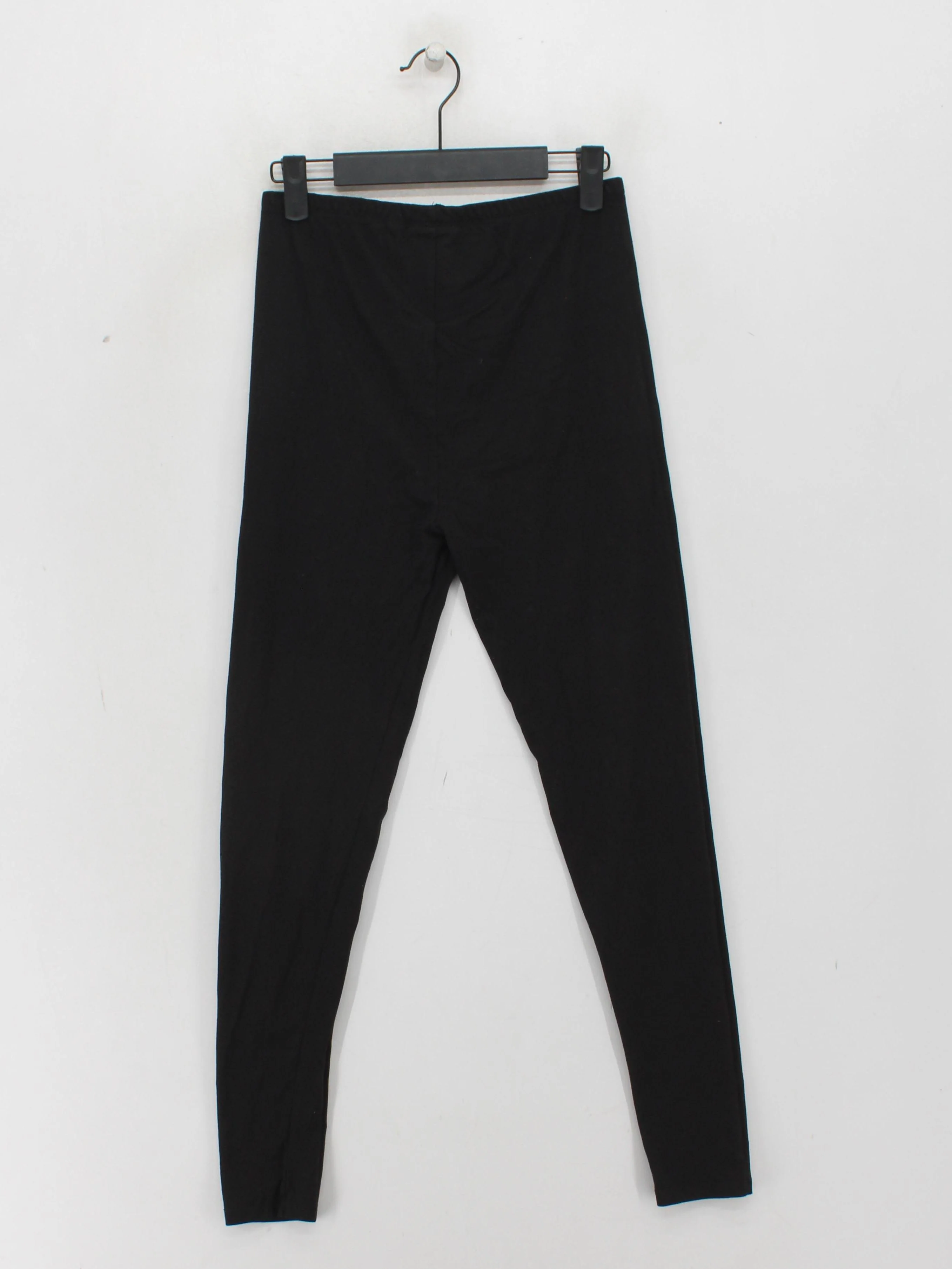 Fat Face Women's Leggings UK 10 Black Viscose with Elastane Full length - Image 2