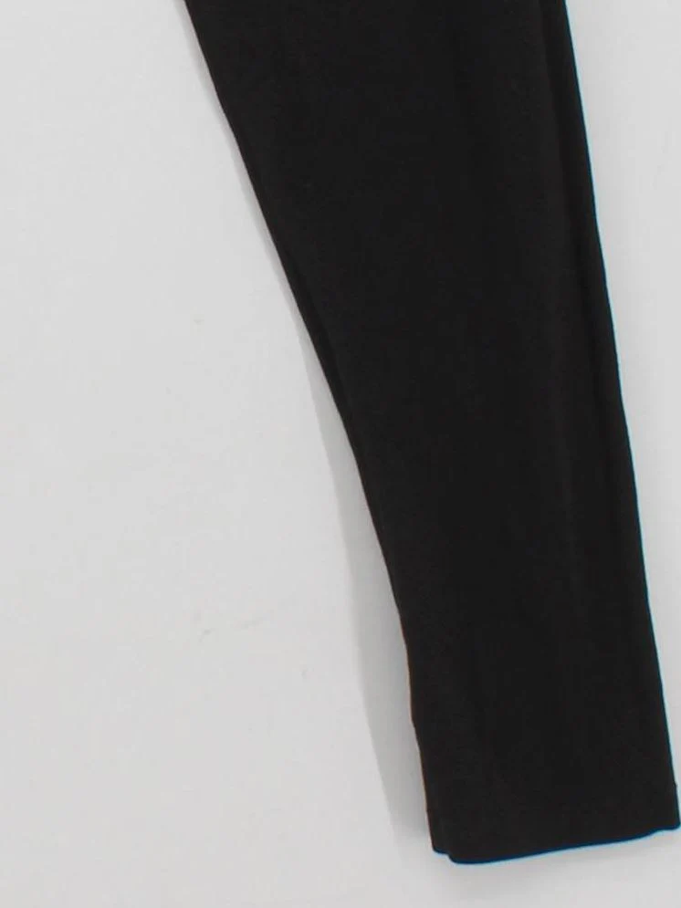Fat Face Women's Leggings UK 10 Black Viscose with Elastane Full length - Image 4