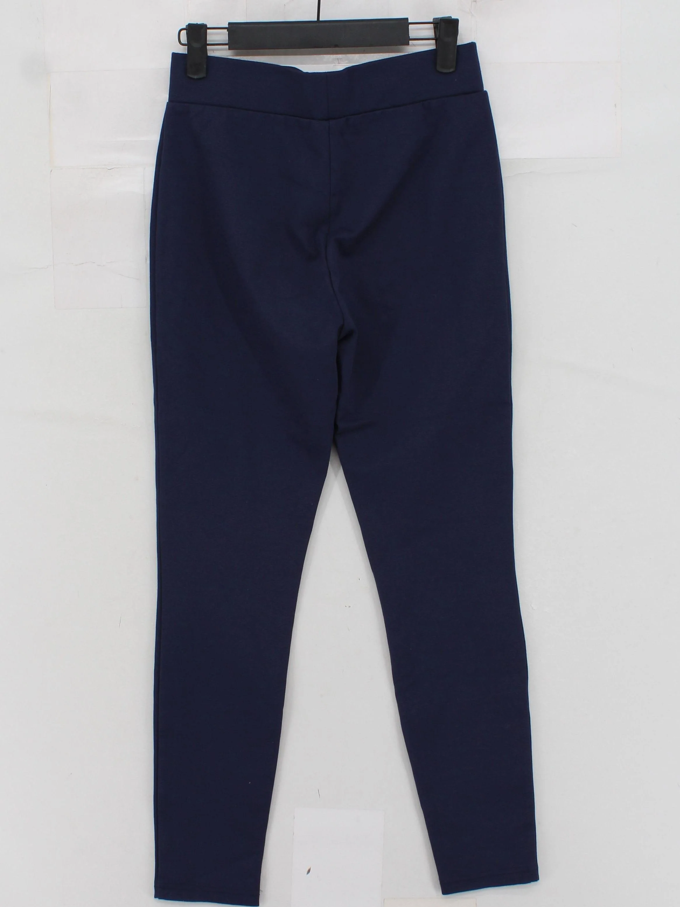 Fat Face Women's Leggings UK 8 Blue Viscose with Nylon, Elastane Full length - Image 2